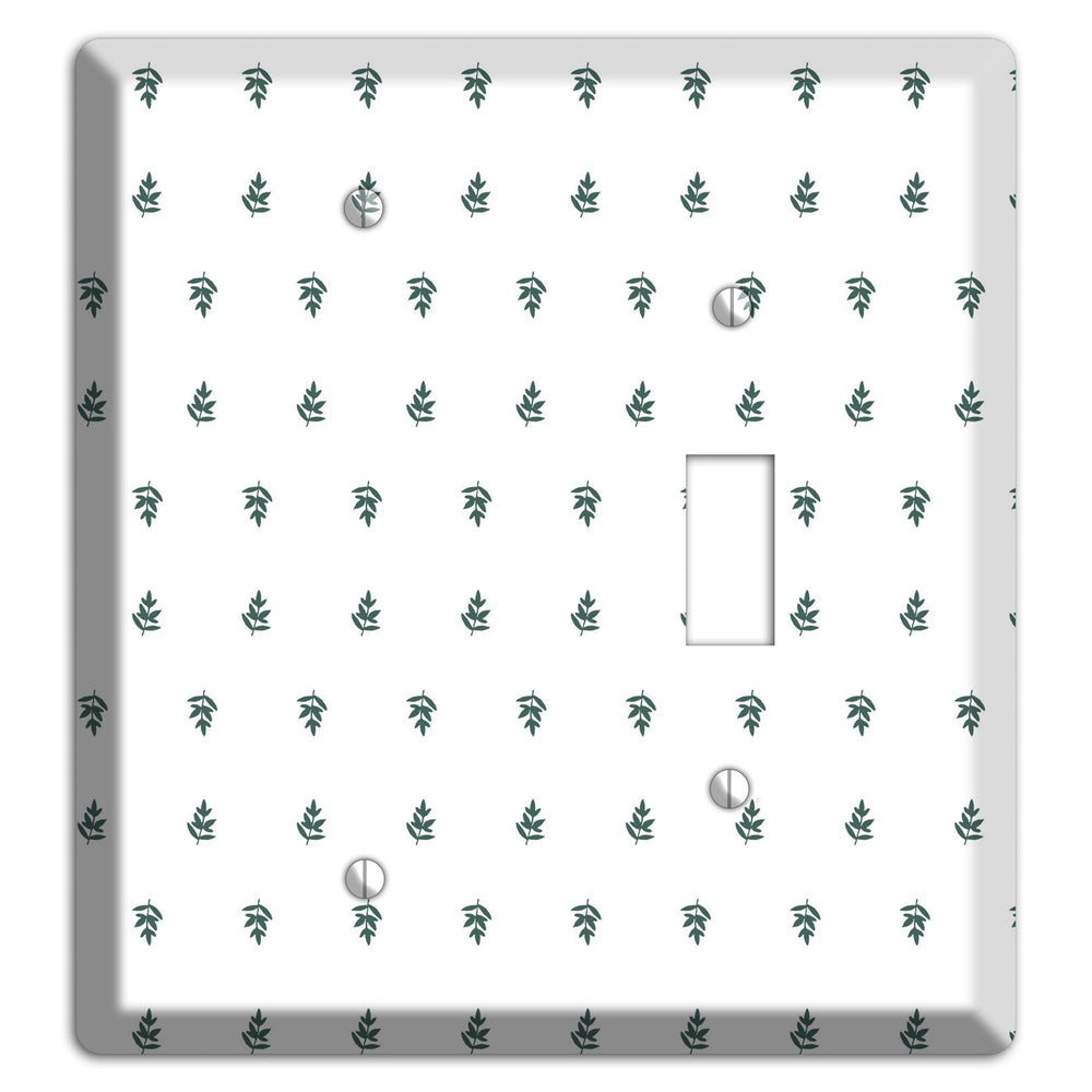 Leaves Style Y Blank / Toggle Wallplate
