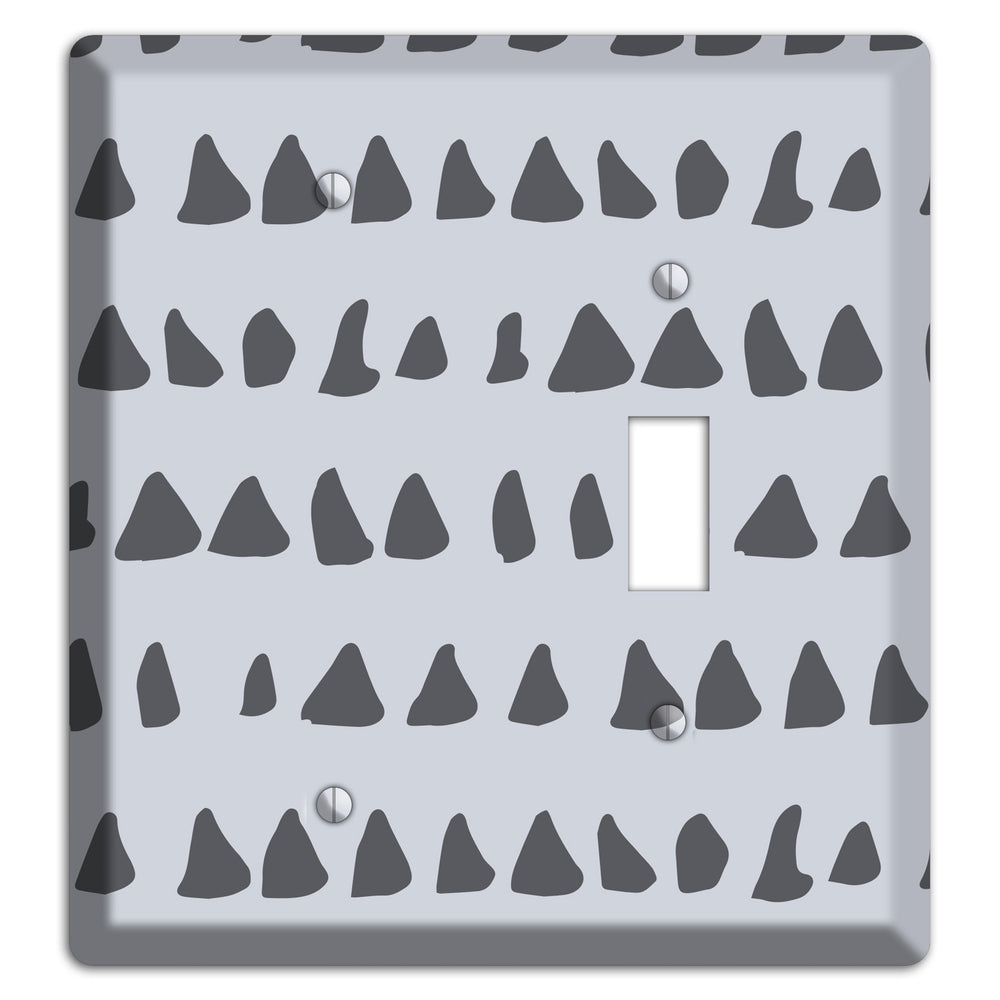 Abstract 26 Blank / Toggle Wallplate