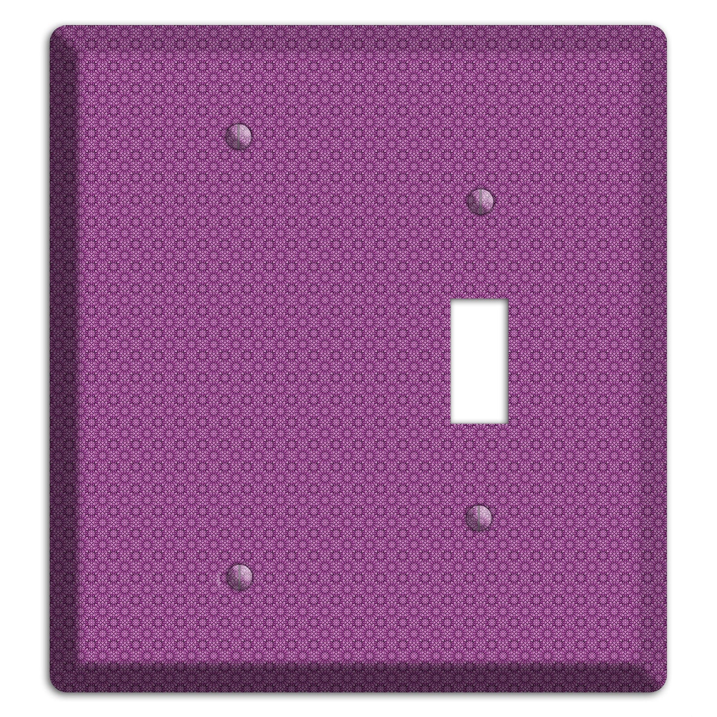 Multi Purple Foulard Blank / Toggle Wallplate