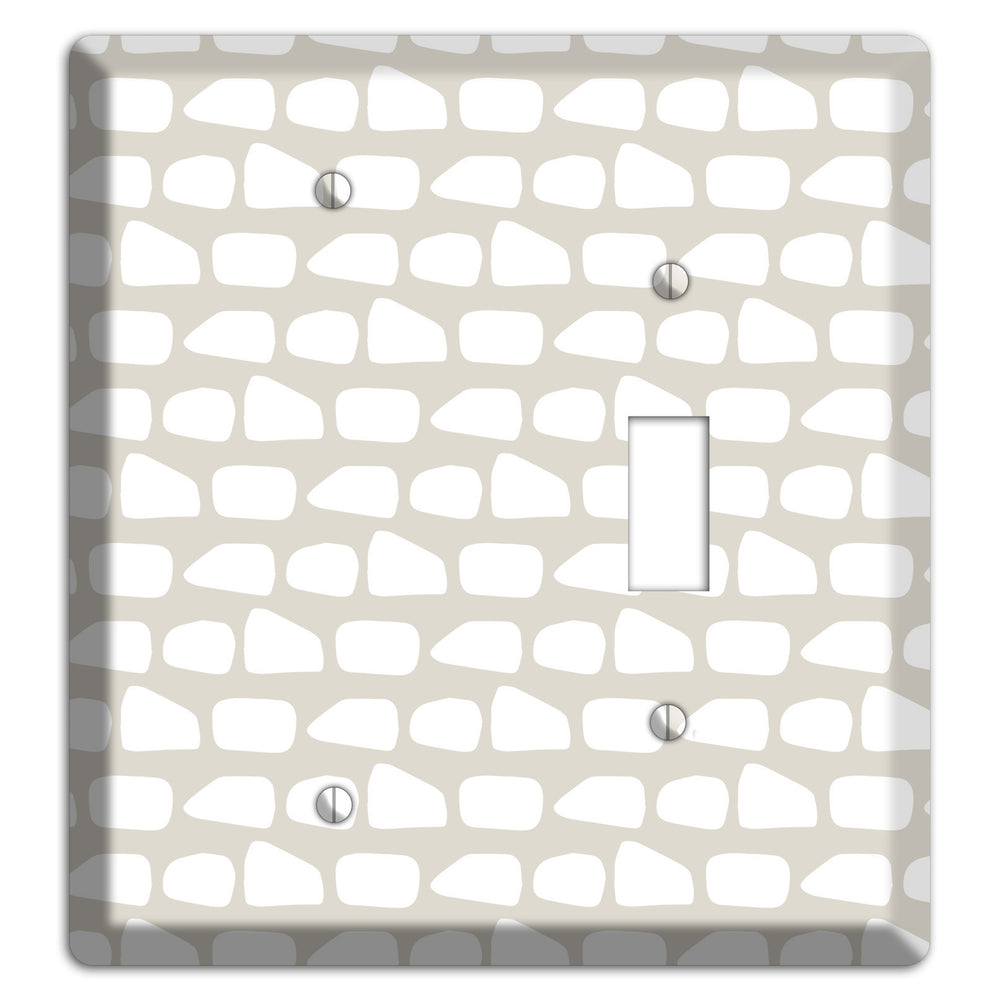 Simple Scandanavian Style Q Blank / Toggle Wallplate