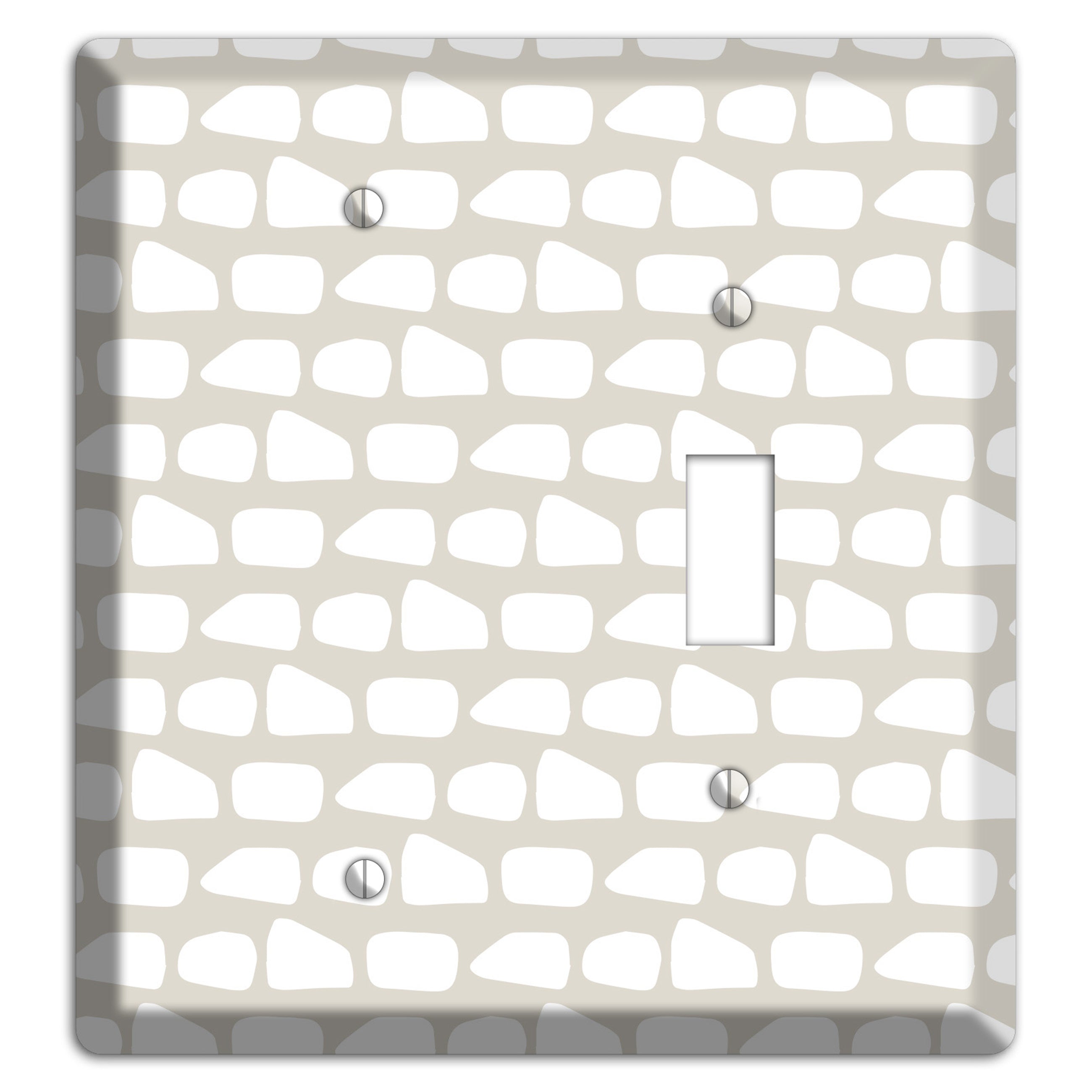 Simple Scandanavian Style Q Blank / Toggle Wallplate