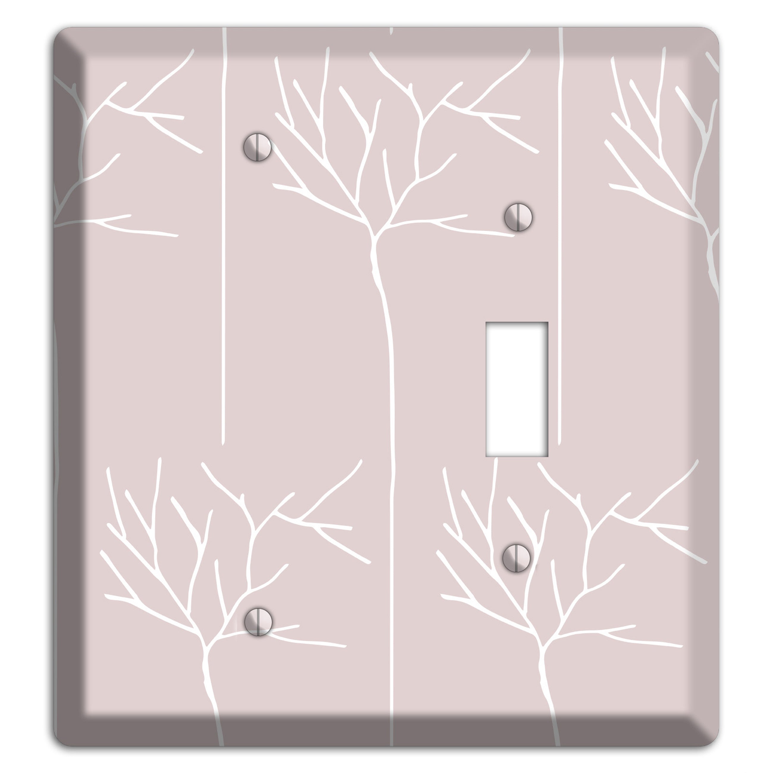 Abstract 25 Blank / Toggle Wallplate