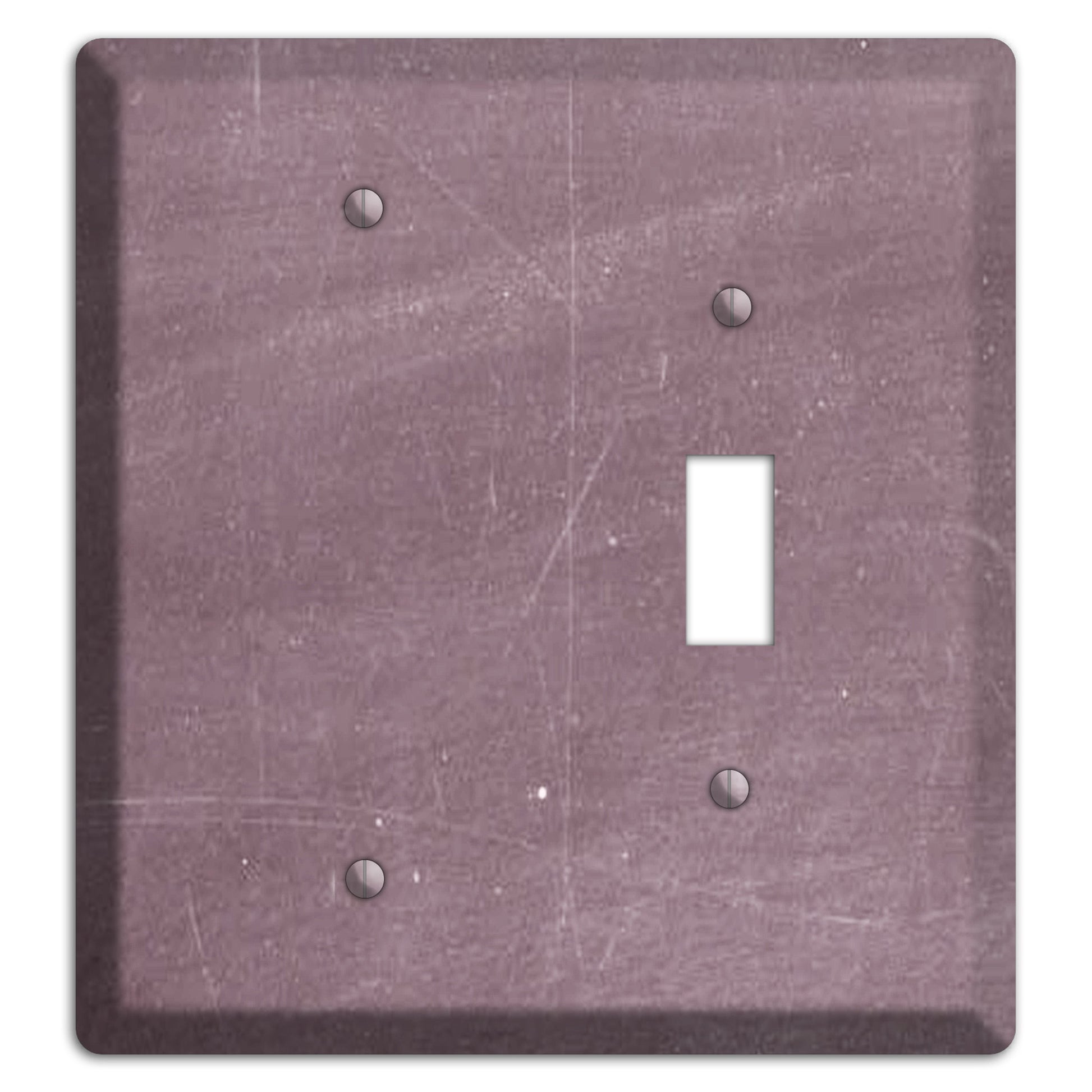 Chalk Maroon Blank / Toggle Wallplate