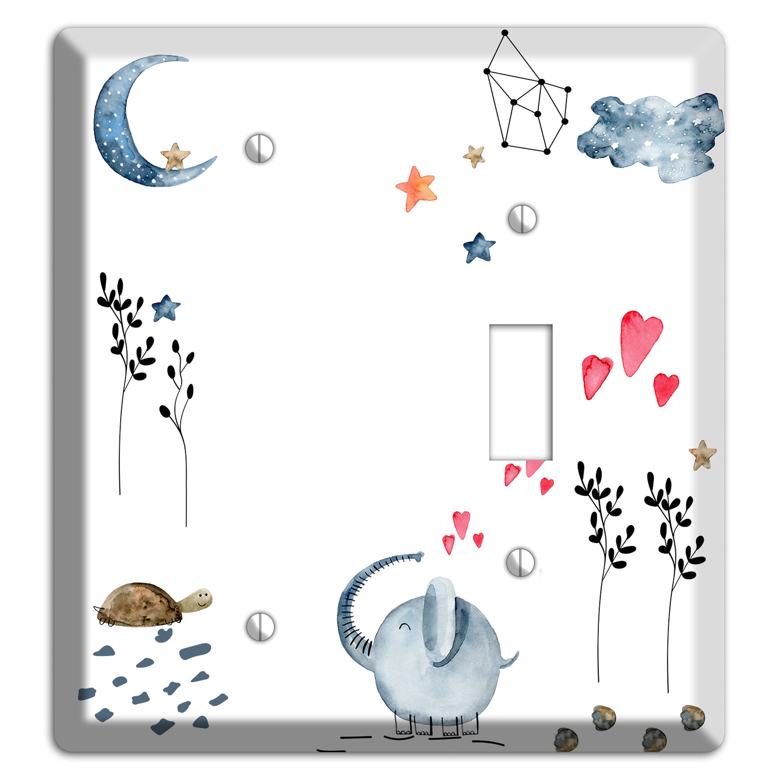 Elephant Blank / Toggle Wallplate