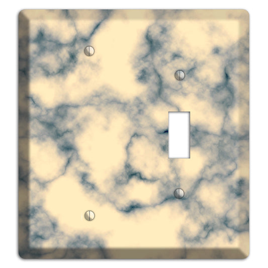 Mantle Marble Blank / Toggle Wallplate