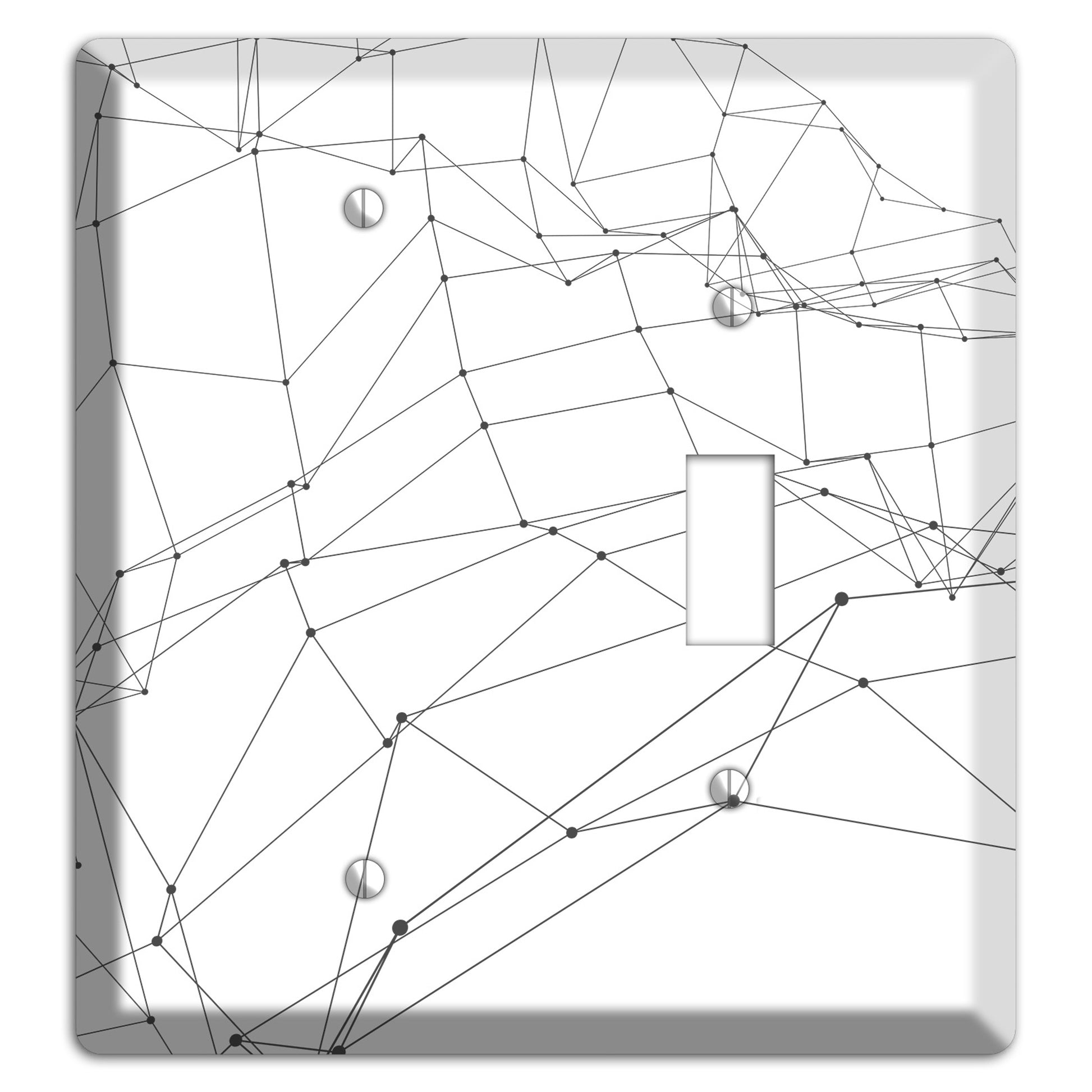 Linear D Blank / Toggle Wallplate