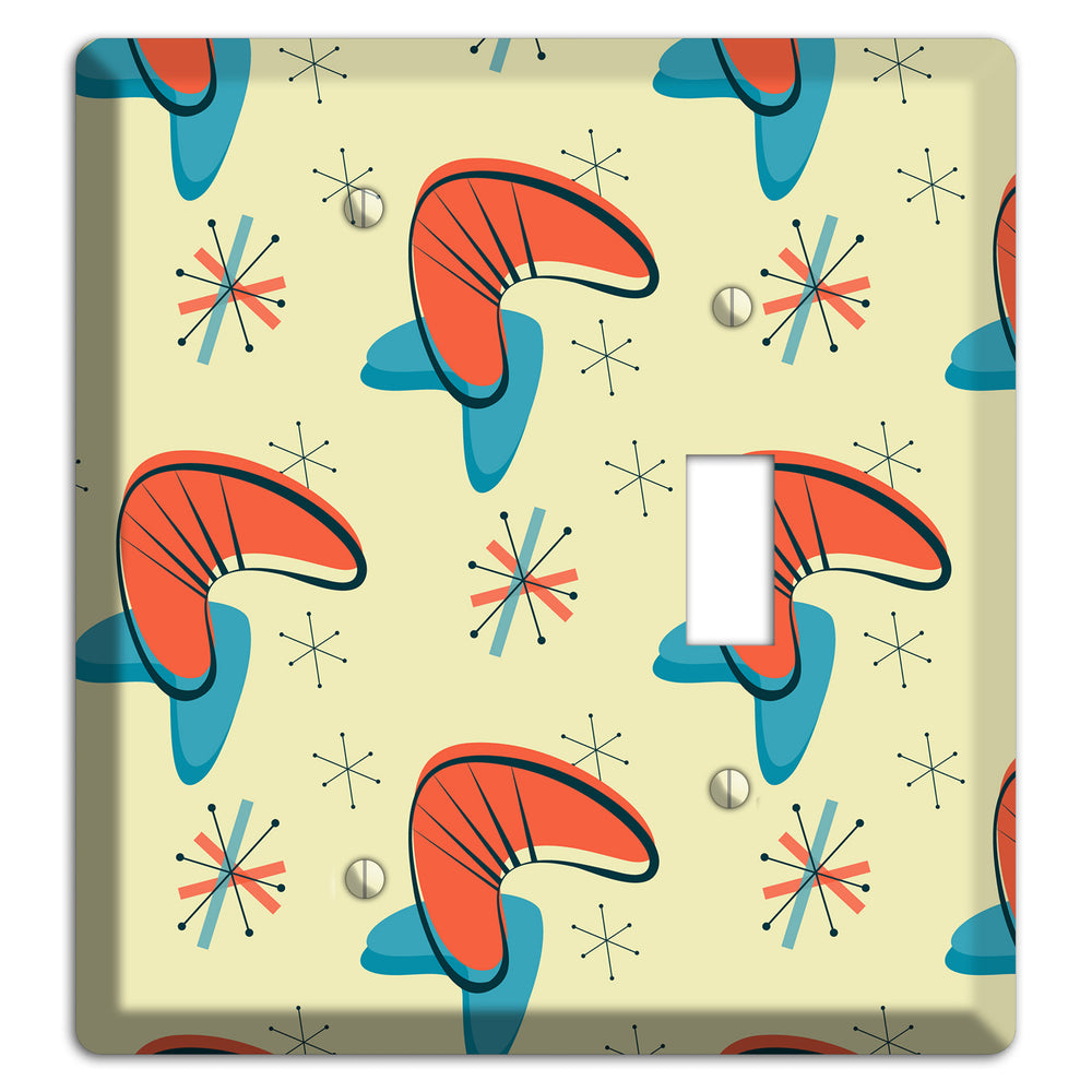 Atomic Boomerang Blank / Toggle Wallplate