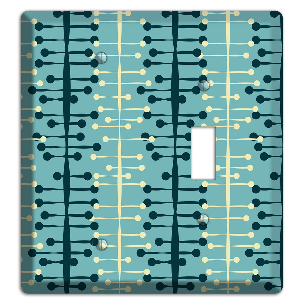 Mid Century Twist Blank / Toggle Wallplate