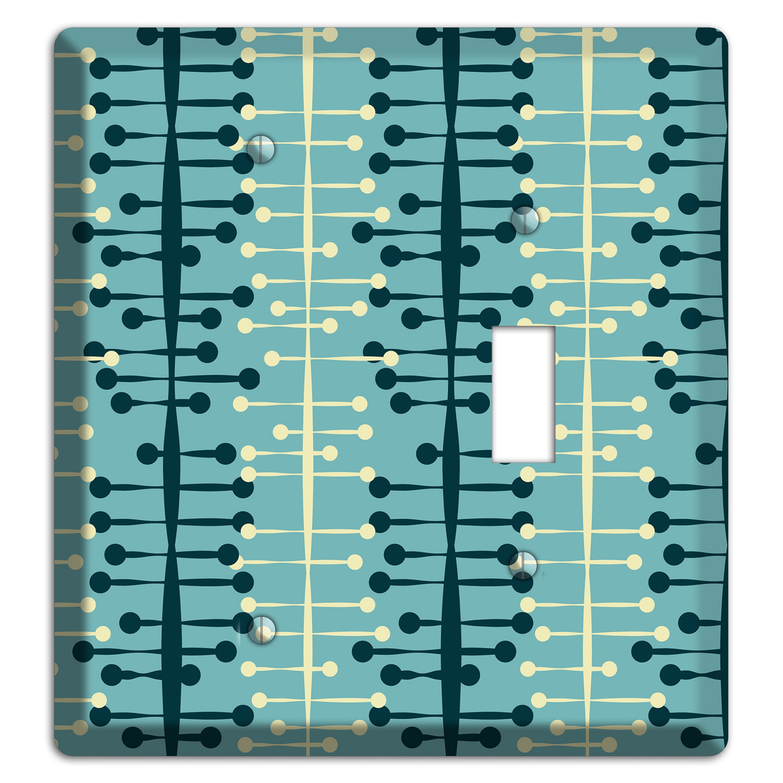 Mid Century Twist Blank / Toggle Wallplate