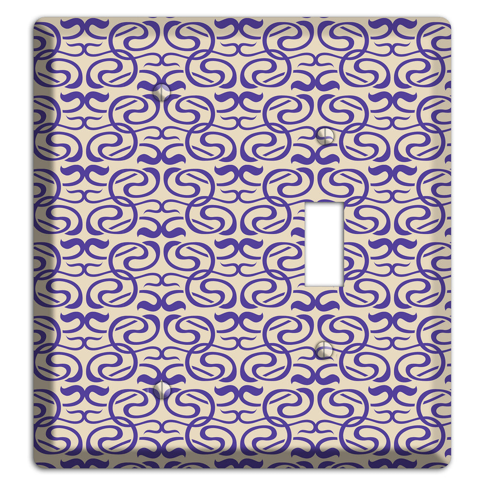 Nouveau Swirls Blank / Toggle Wallplate