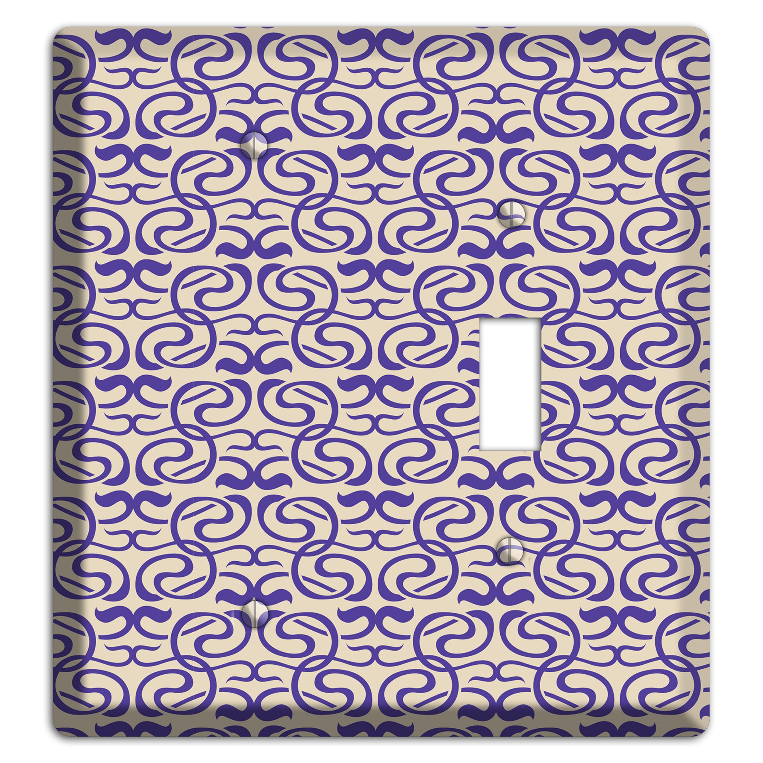 Nouveau Swirls Blank / Toggle Wallplate