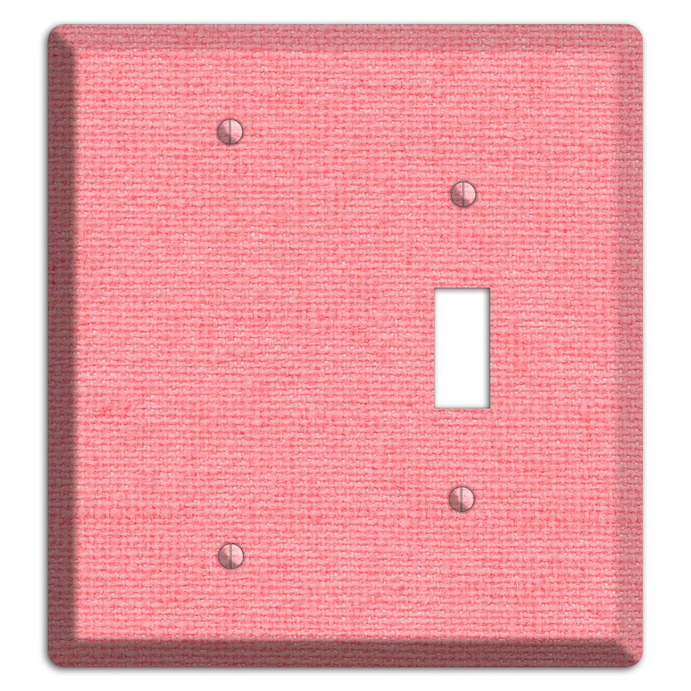 Sweet Pink Soft Coral Blank / Toggle Wallplate