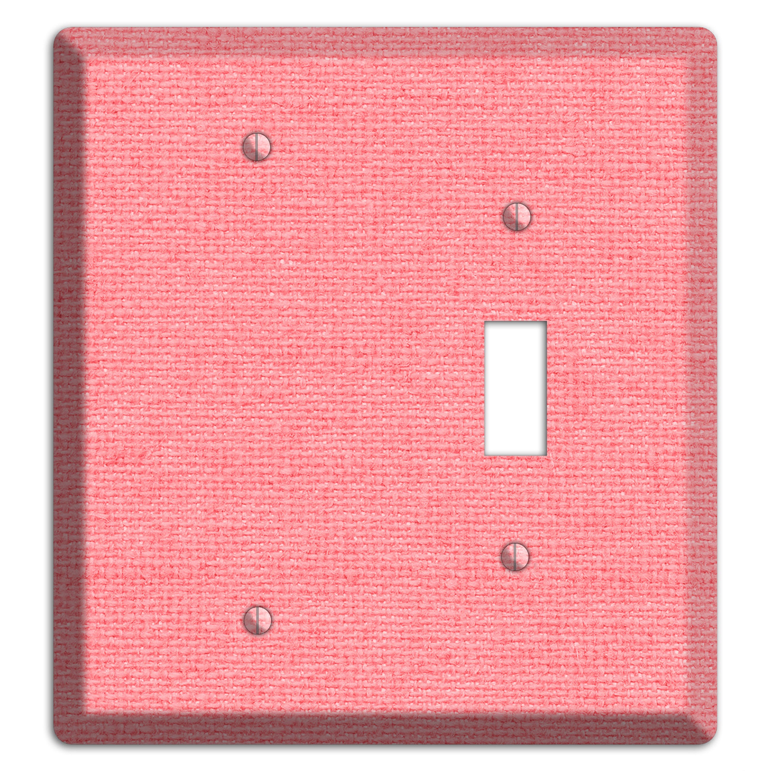 Sweet Pink Soft Coral Blank / Toggle Wallplate