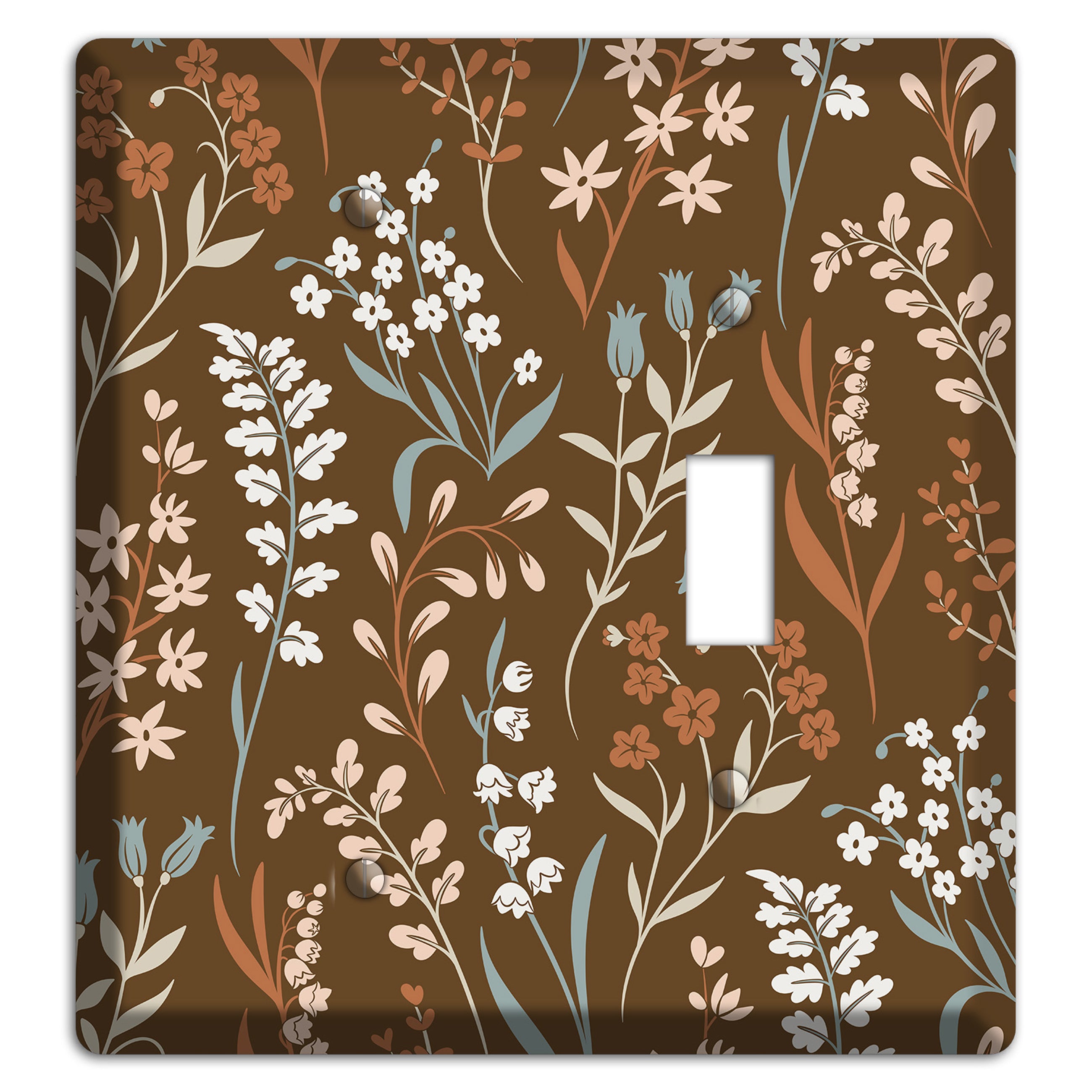Fall Floral 1 Blank / Toggle Wallplate