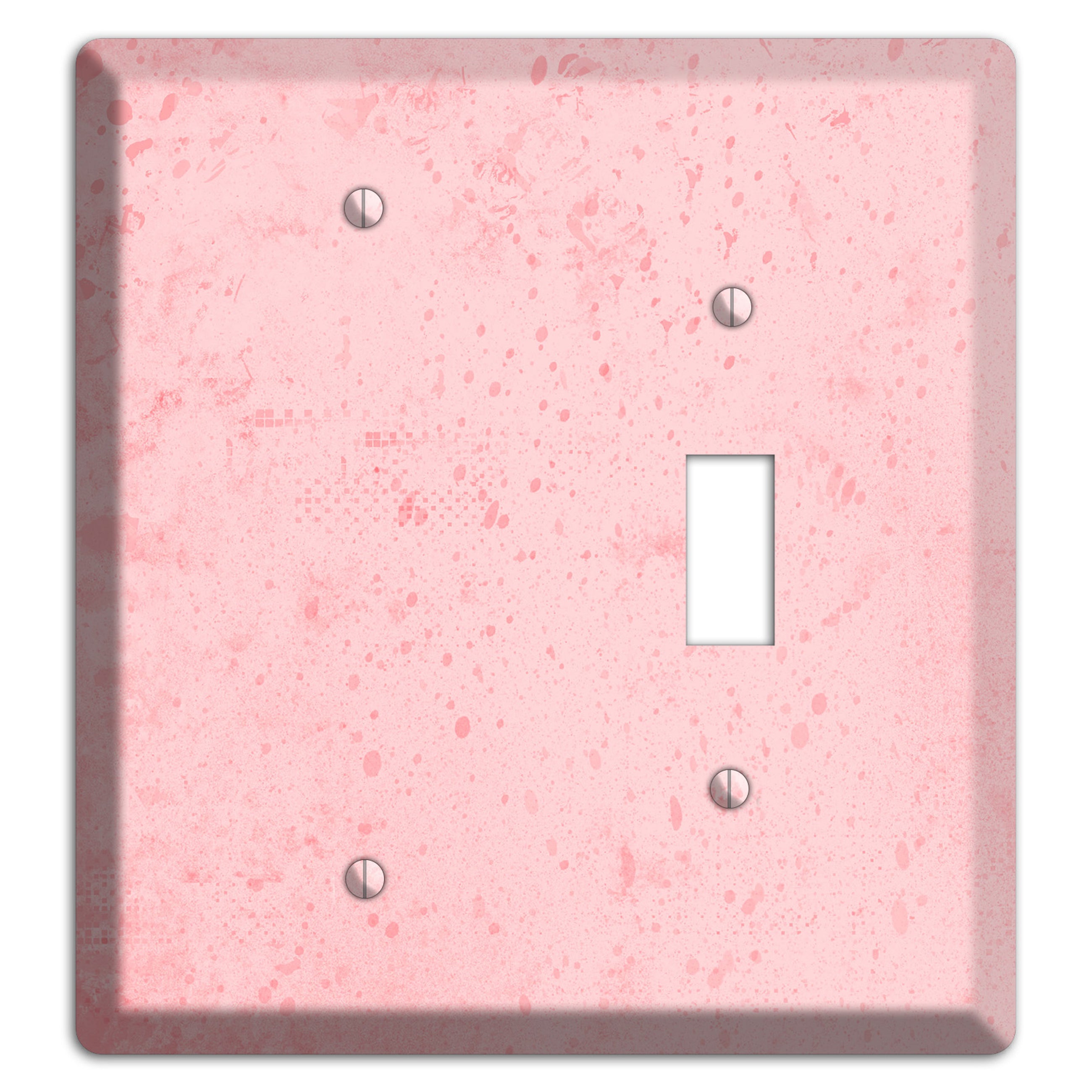 ShockingPpink Soft Coral Blank / Toggle Wallplate