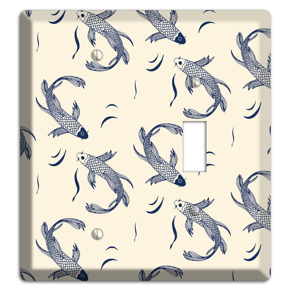 Koi Pond 1 Blank / Toggle Wallplate