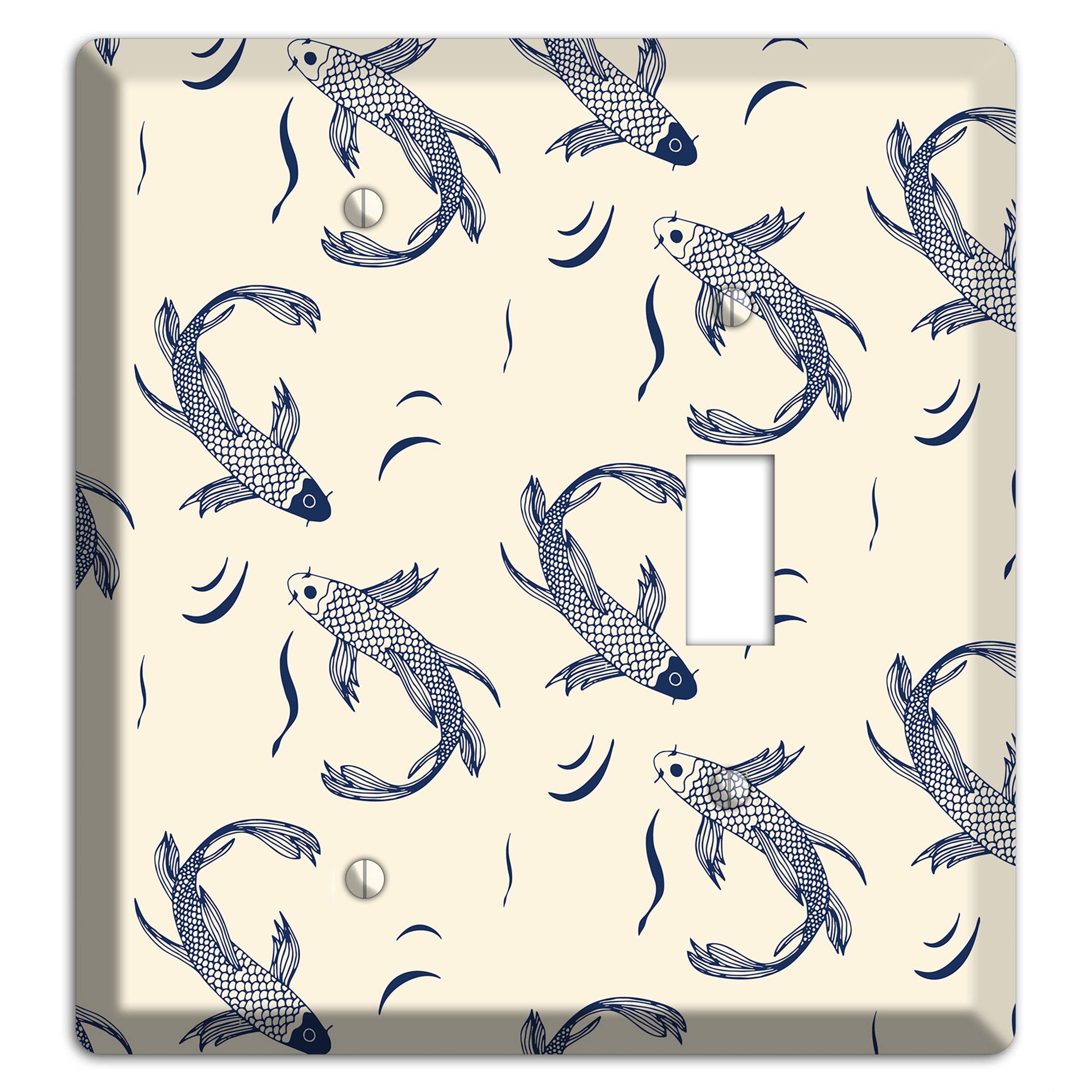 Koi Pond 1 Blank / Toggle Wallplate