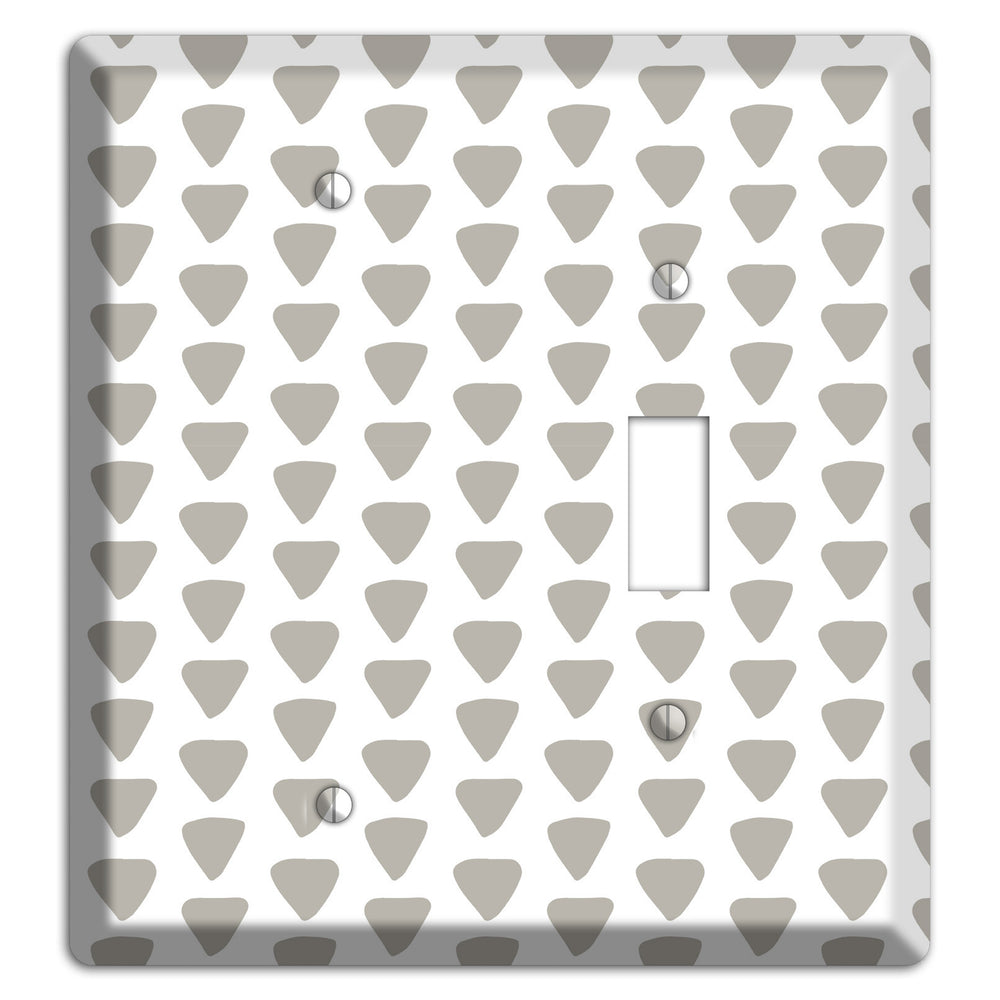 Simple Scandanavian Style R Blank / Toggle Wallplate