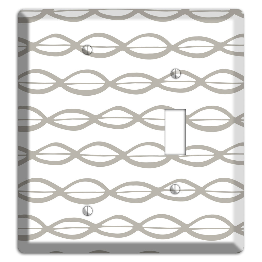 Simple Scandanavian Style D Blank / Toggle Wallplate
