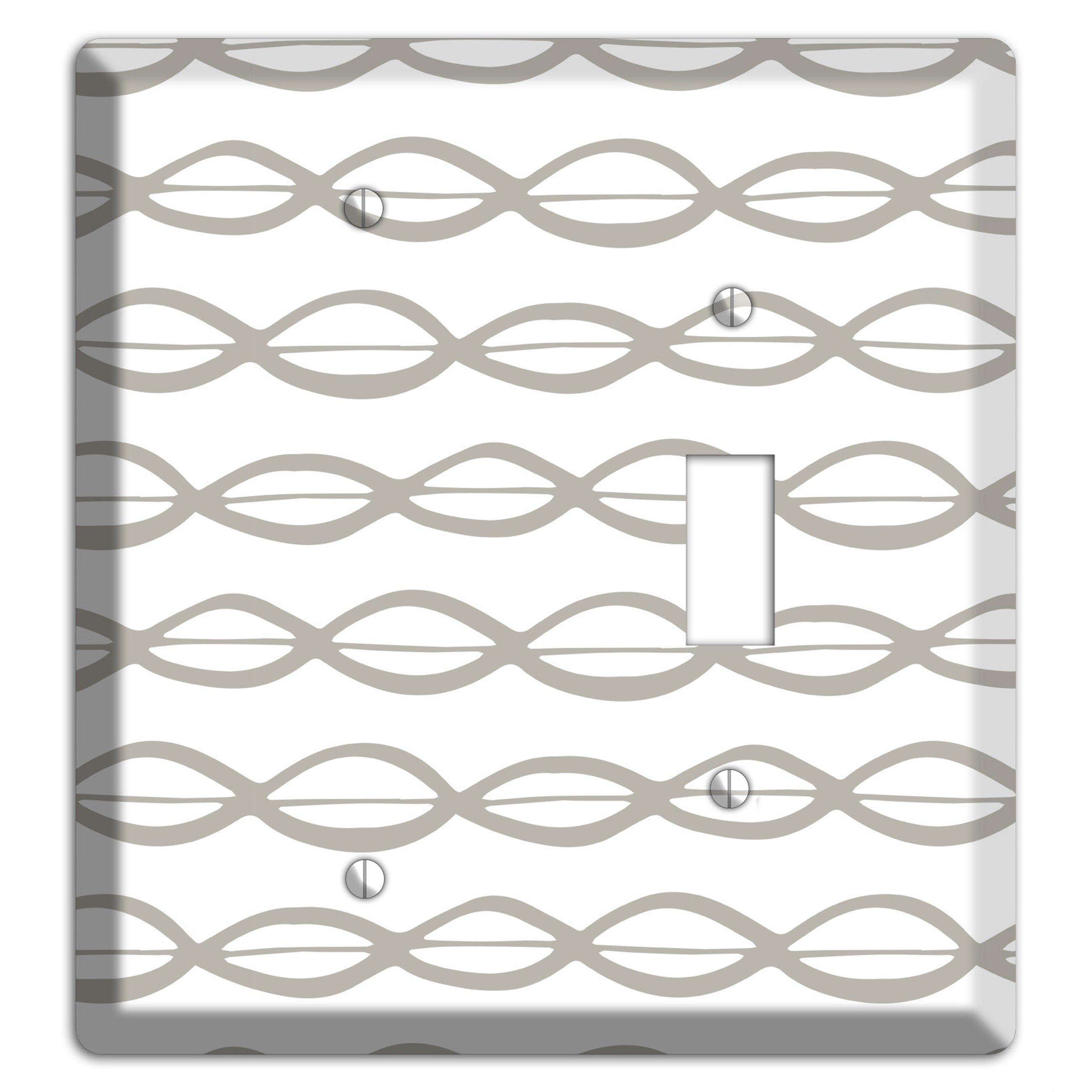Simple Scandanavian Style D Blank / Toggle Wallplate