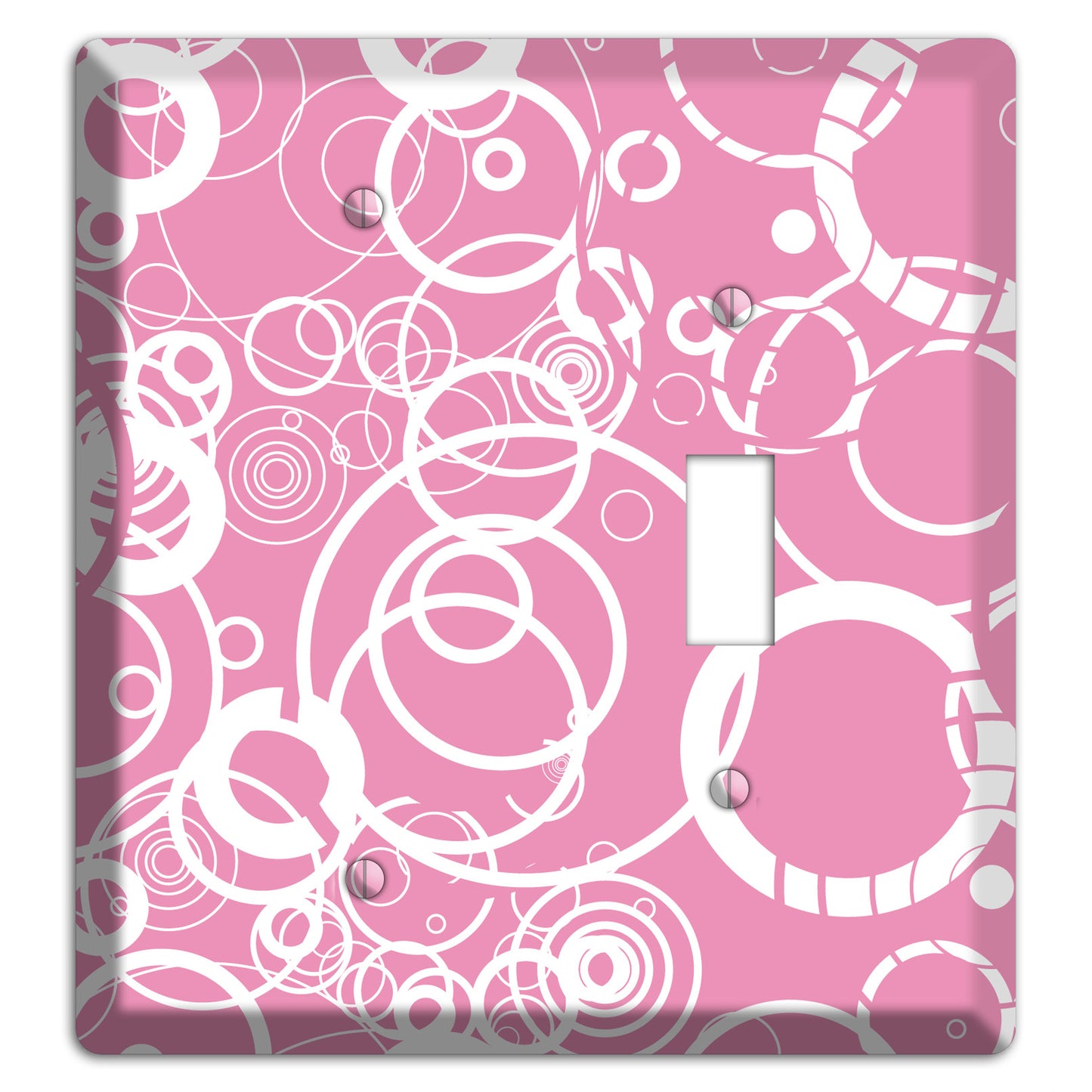 Light Pink Circles Blank / Toggle Wallplate