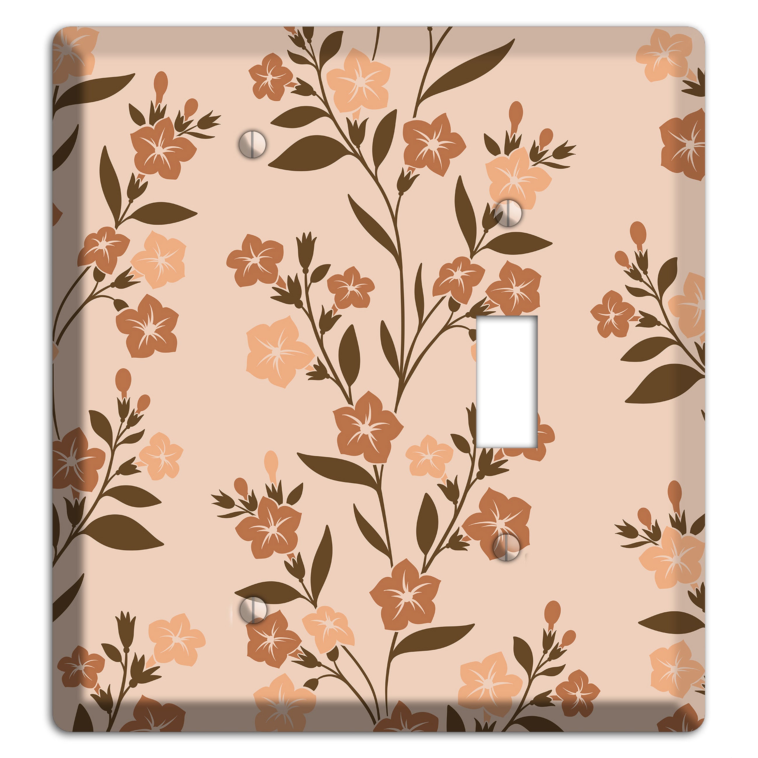 Spring Floral 2 Blank / Toggle Wallplate