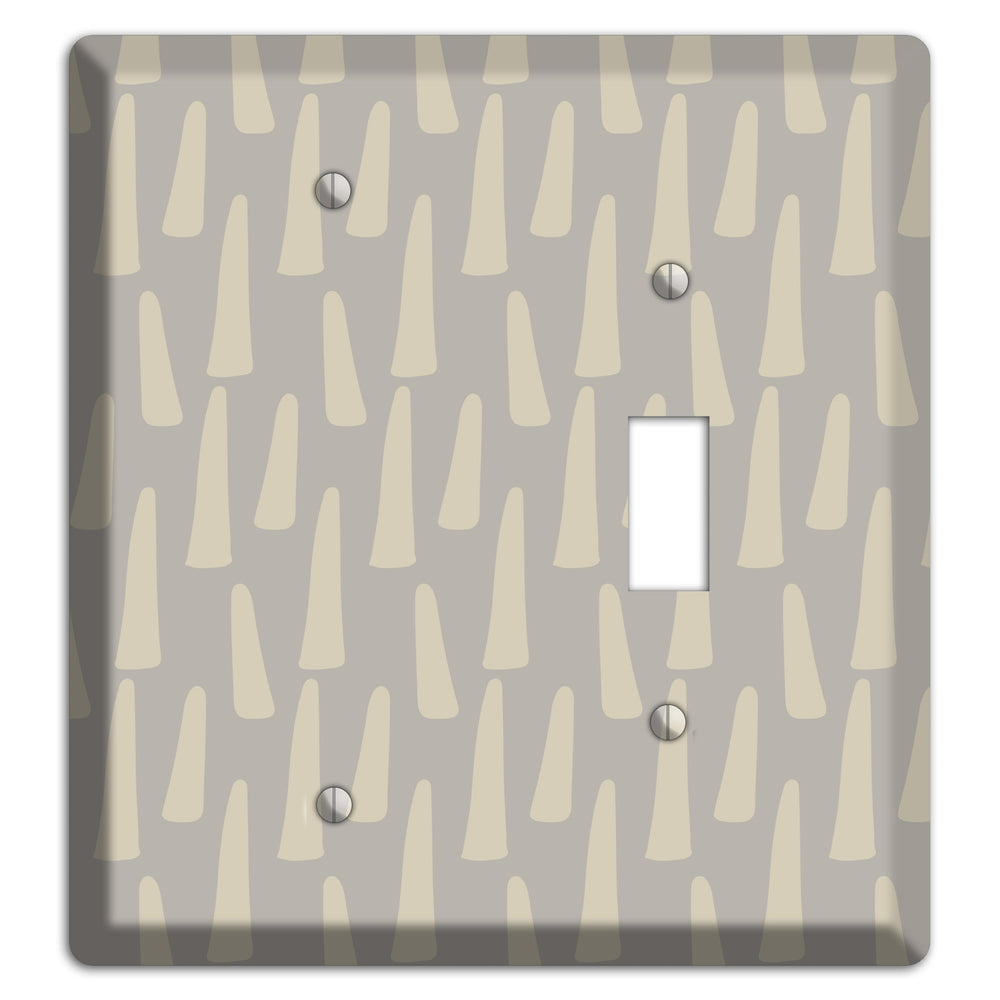 Simple Scandanavian Style HH Blank / Toggle Wallplate