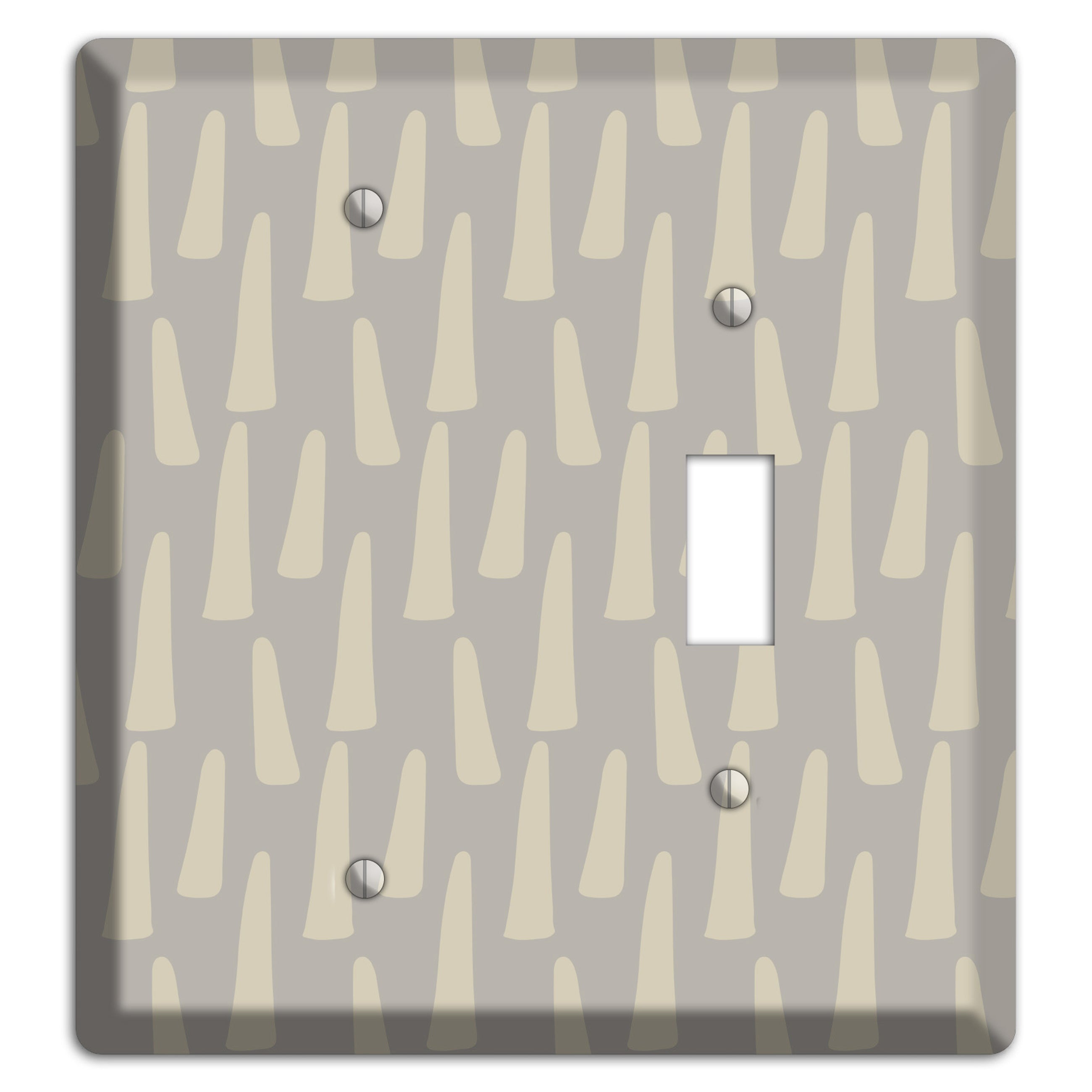 Simple Scandanavian Style HH Blank / Toggle Wallplate