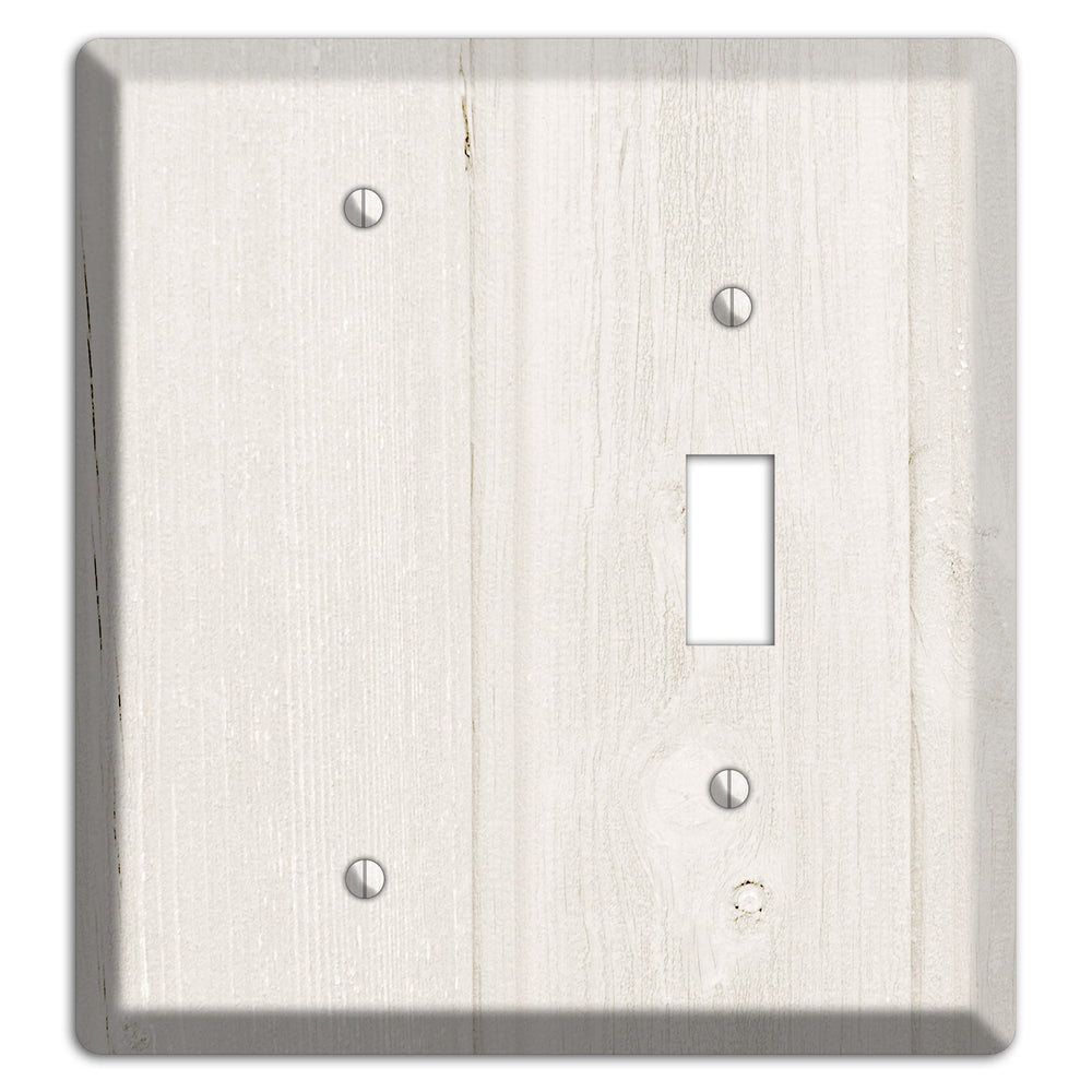 Spring Wood Antique Blank / Toggle Wallplate