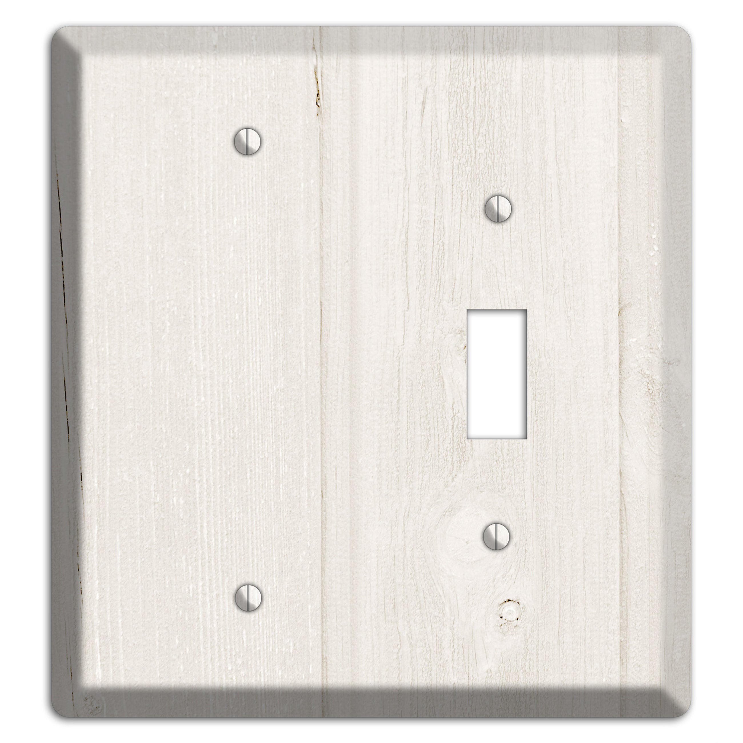 Spring Wood Antique Blank / Toggle Wallplate