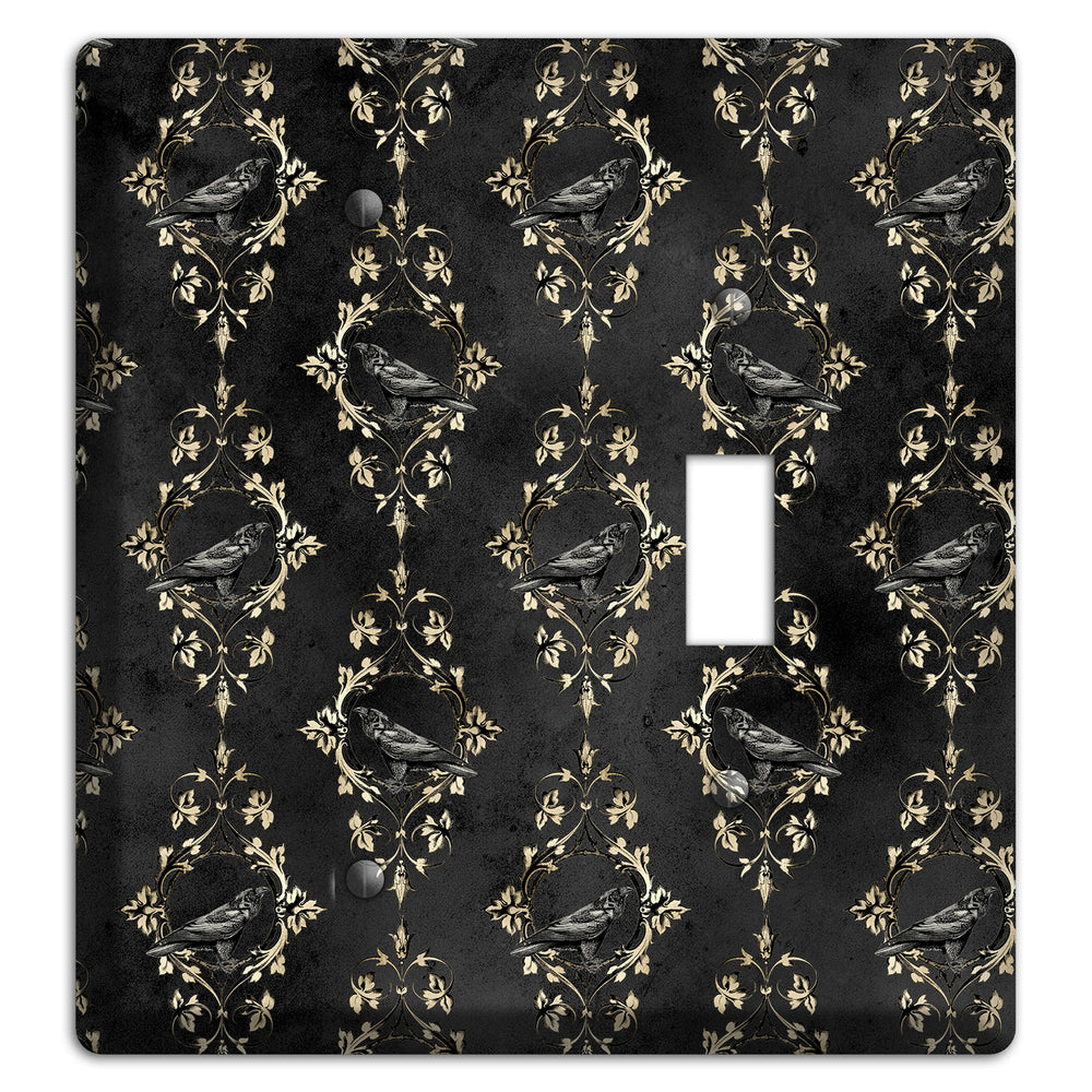 Edgar Allen Poe Raven Blank / Toggle Wallplate
