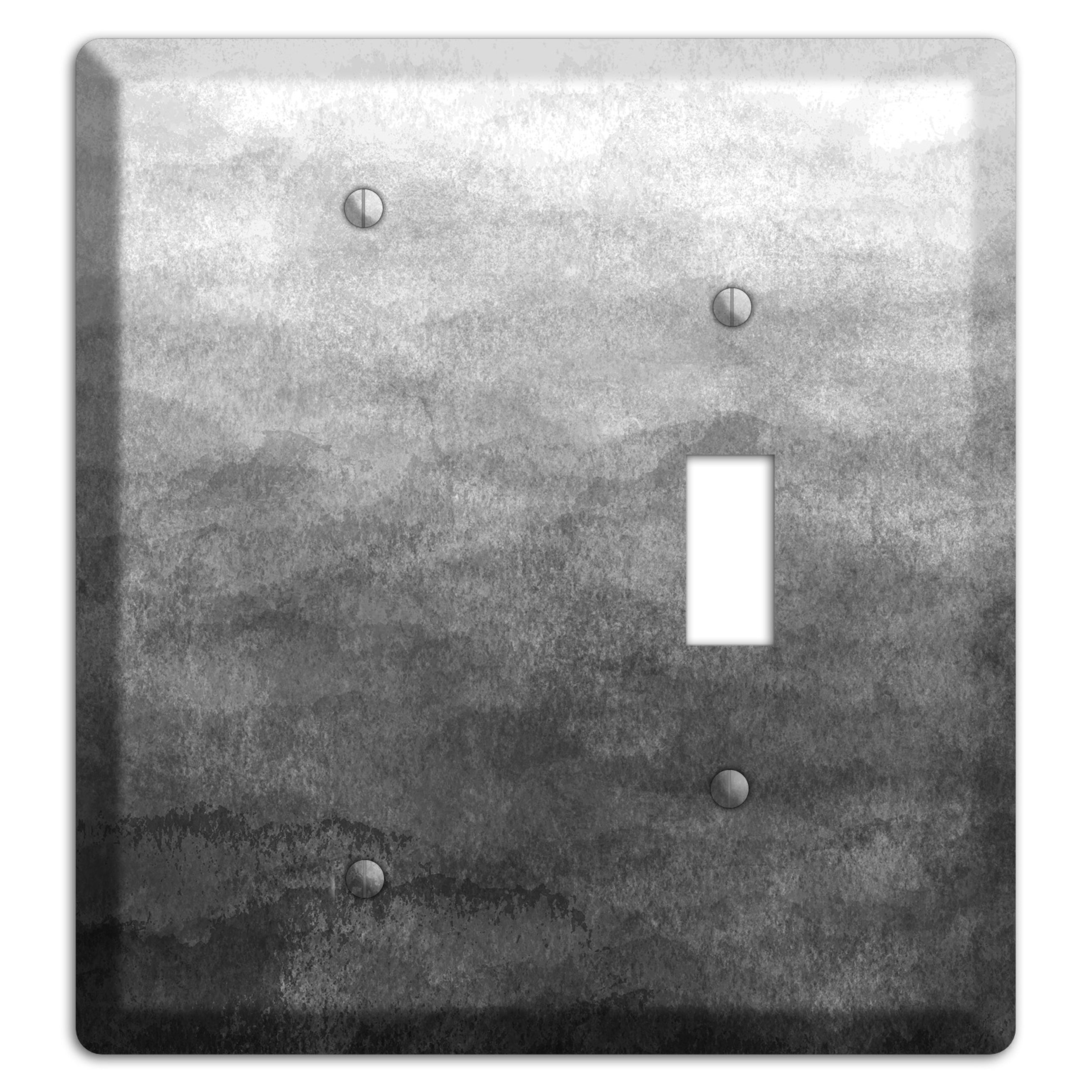 Black Ombre Blank / Toggle Wallplate