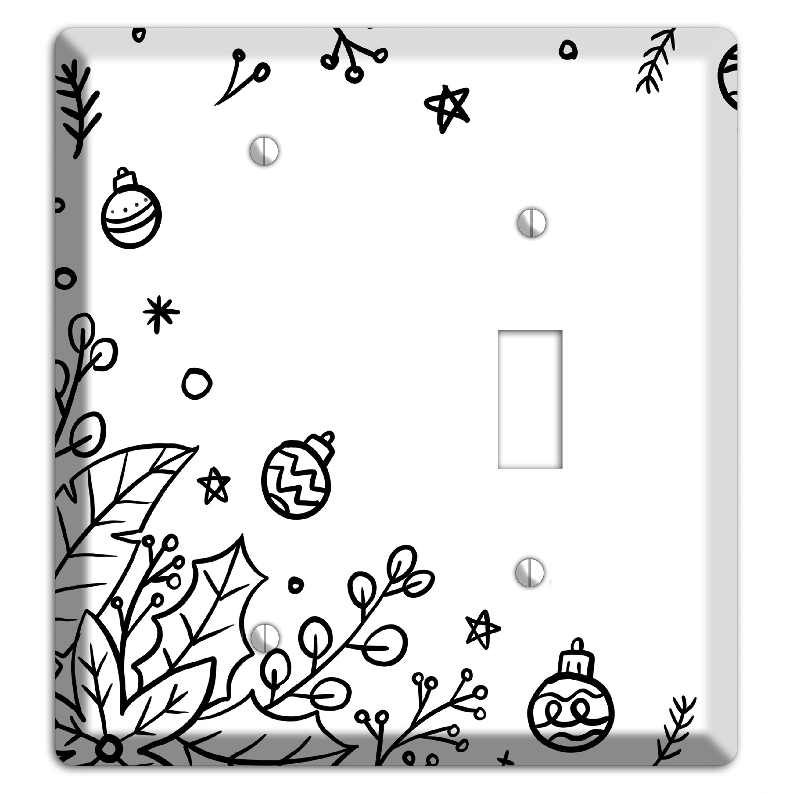 Cartoon Christmas 1 Blank / Toggle Wallplate