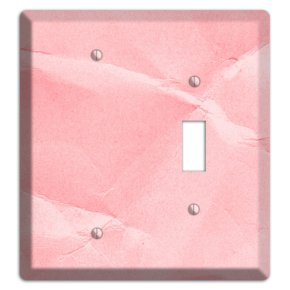 Pink Soft Coral Blank / Toggle Wallplate