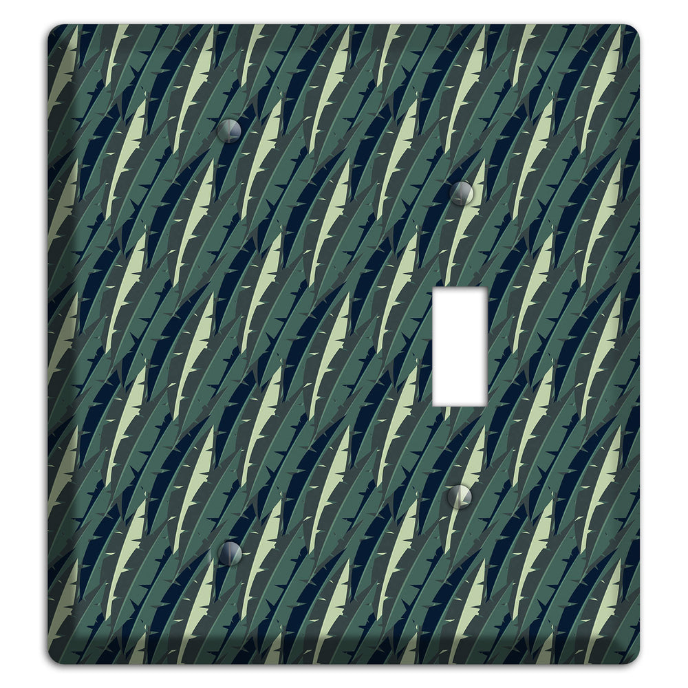Leaves Style M Blank / Toggle Wallplate