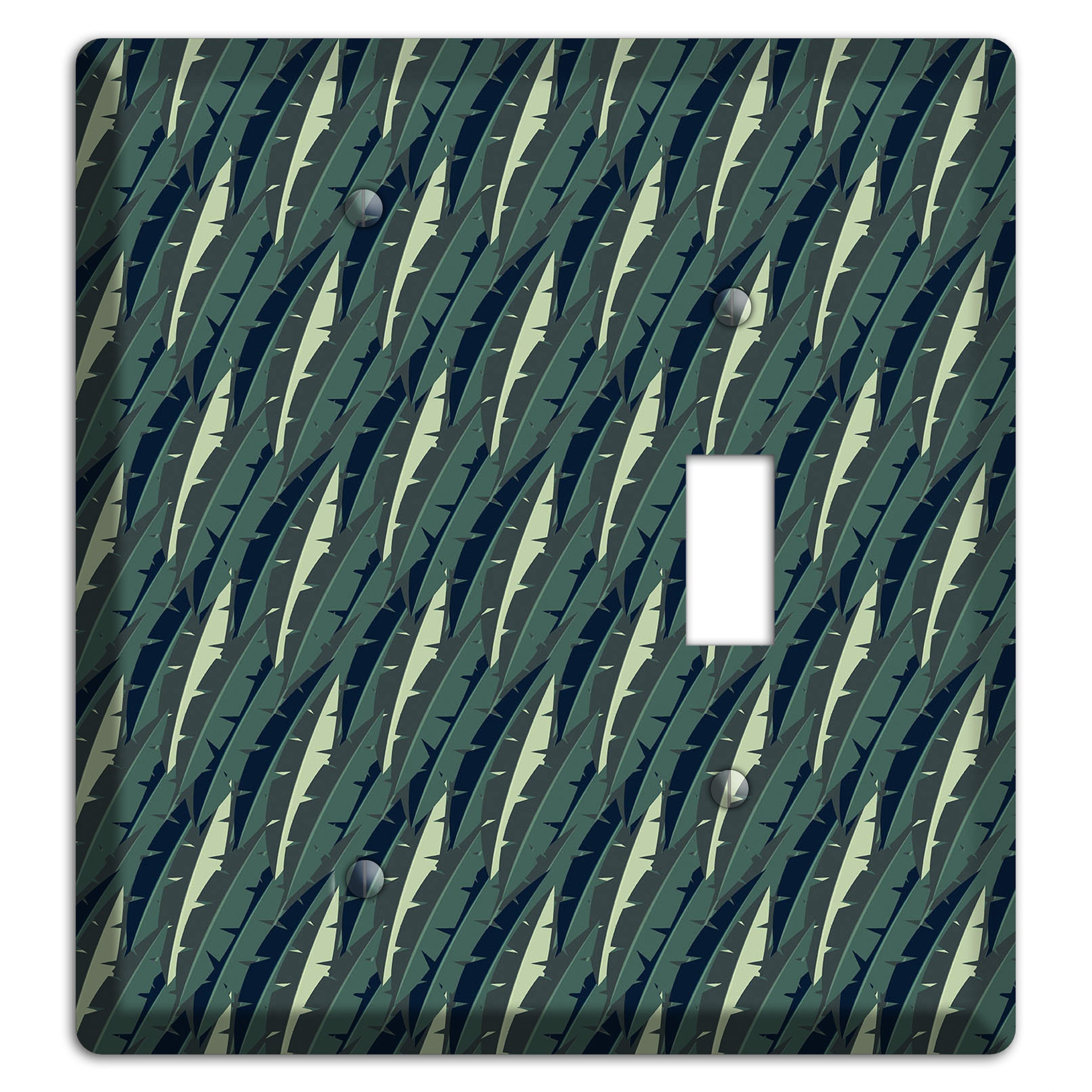 Leaves Style M Blank / Toggle Wallplate