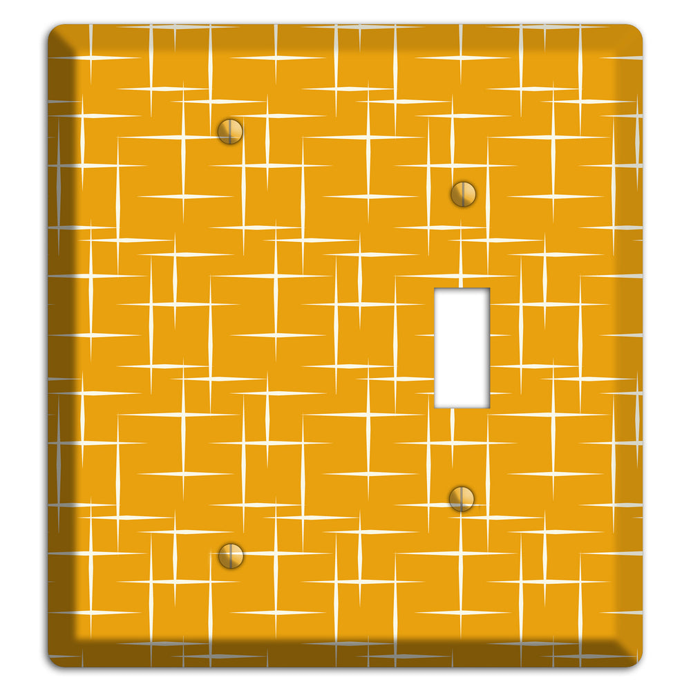 Orange Atomic Blank / Toggle Wallplate