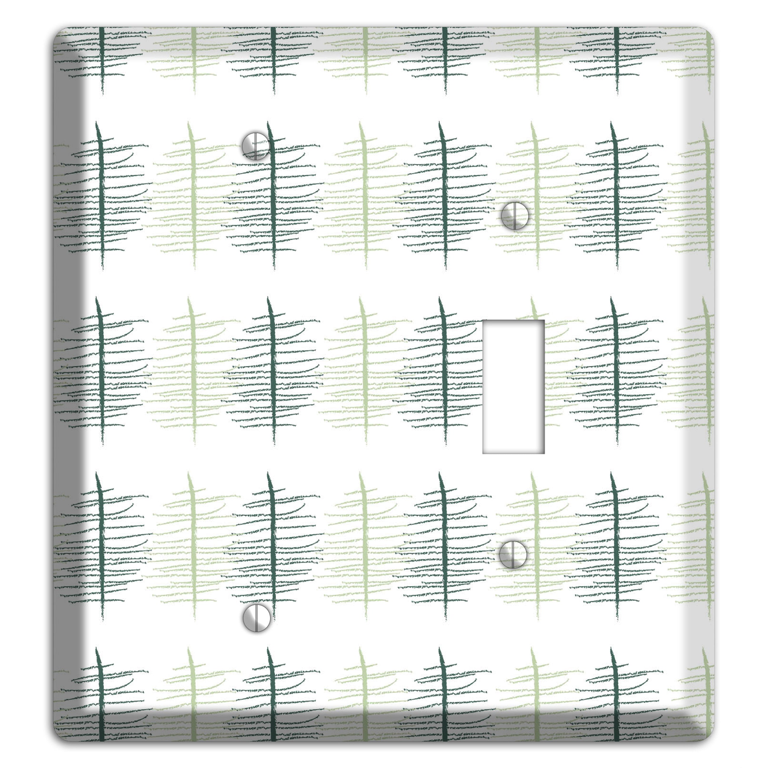 Leaves Style B Blank / Toggle Wallplate