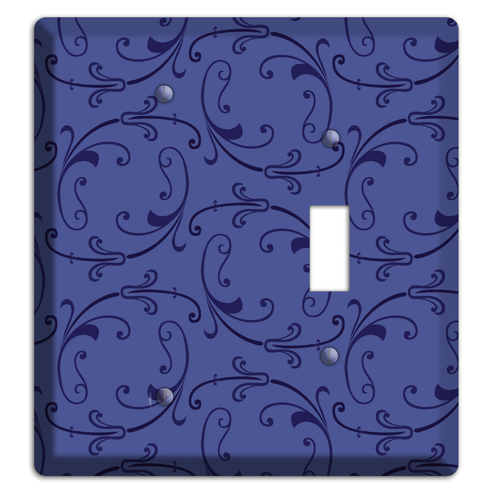 Green and Brown Argyle Blank / Toggle Wallplate