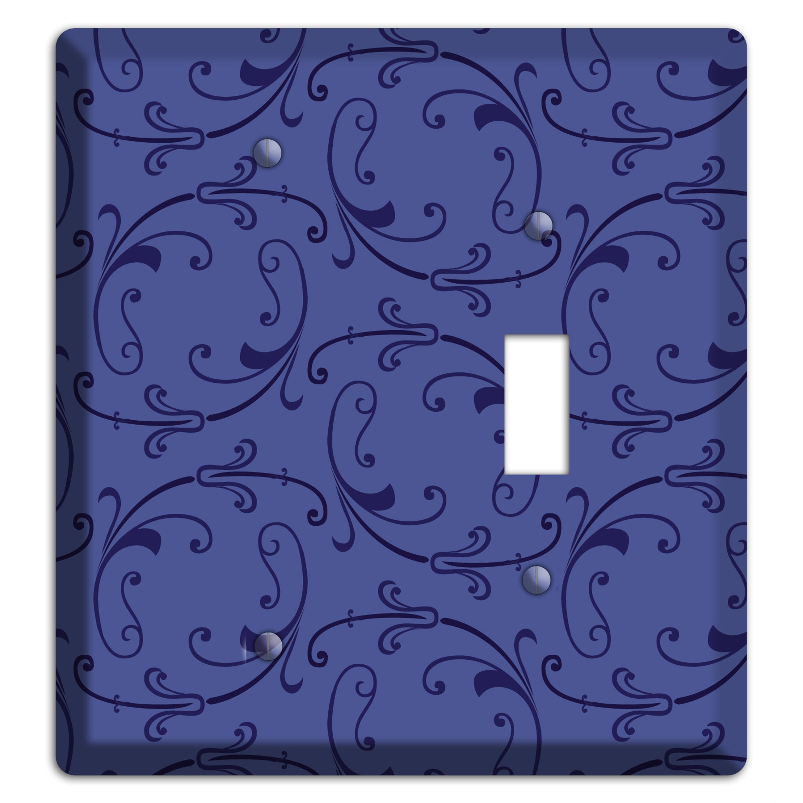 Green and Brown Argyle Blank / Toggle Wallplate
