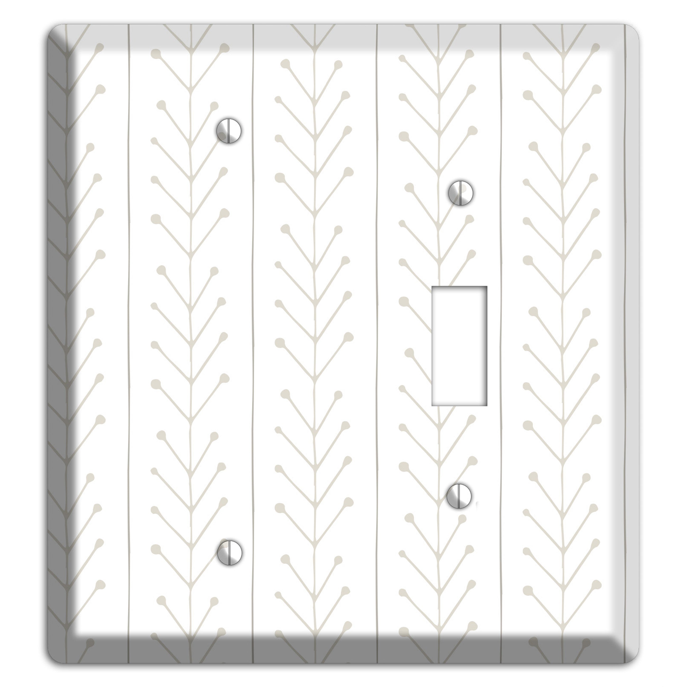 Simple Scandanavian Style F Blank / Toggle Wallplate