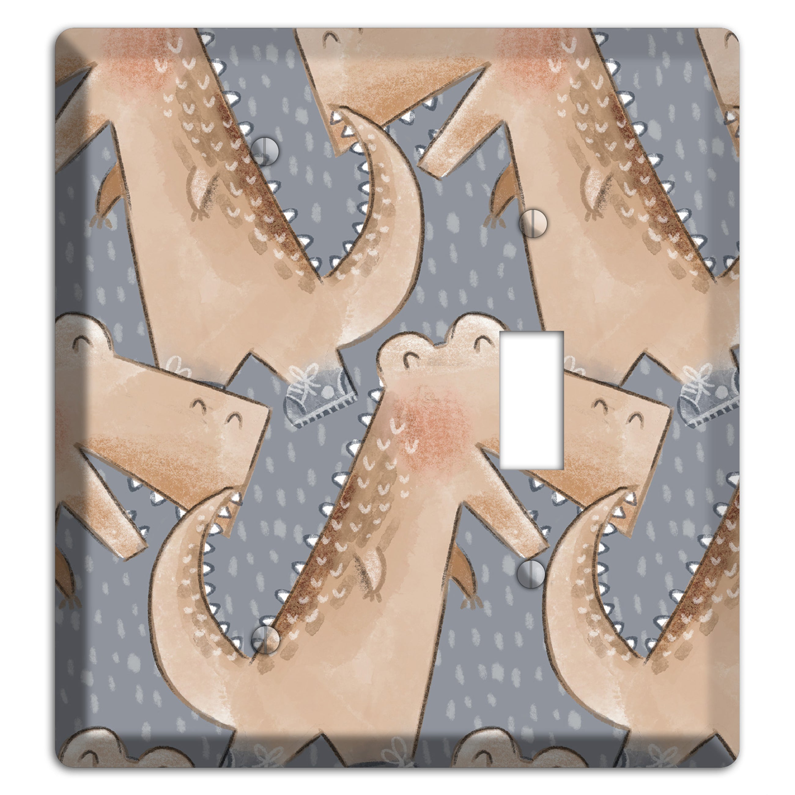 Alligator March Blank / Toggle Wallplate