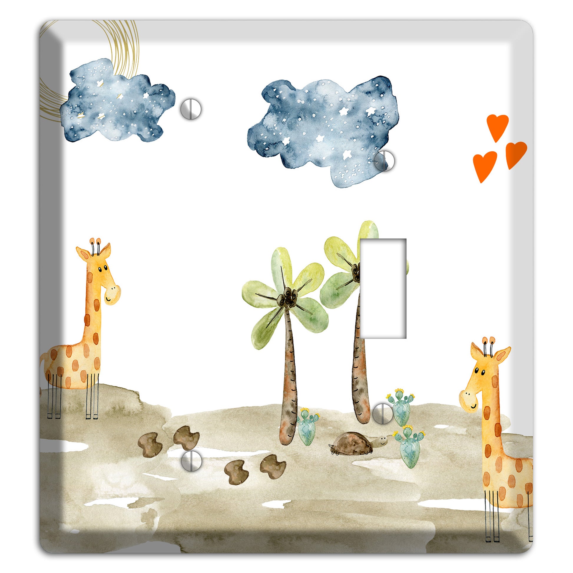 Giraffe Blank / Toggle Wallplate