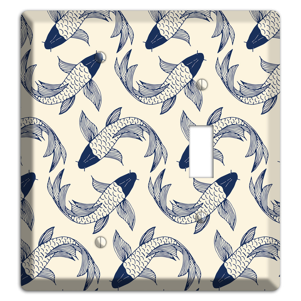 Koi Pond 2 Blank / Toggle Wallplate