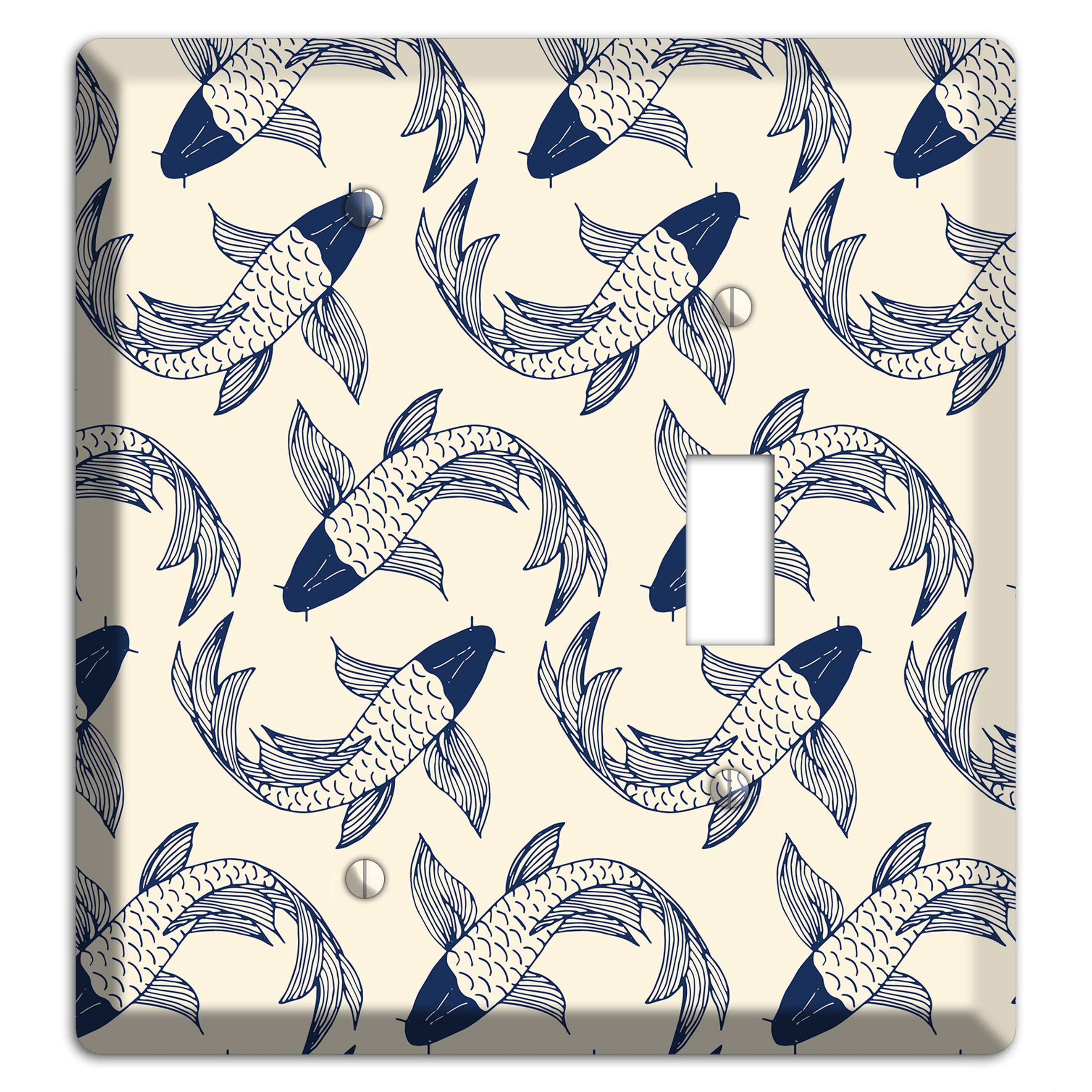 Koi Pond 2 Blank / Toggle Wallplate