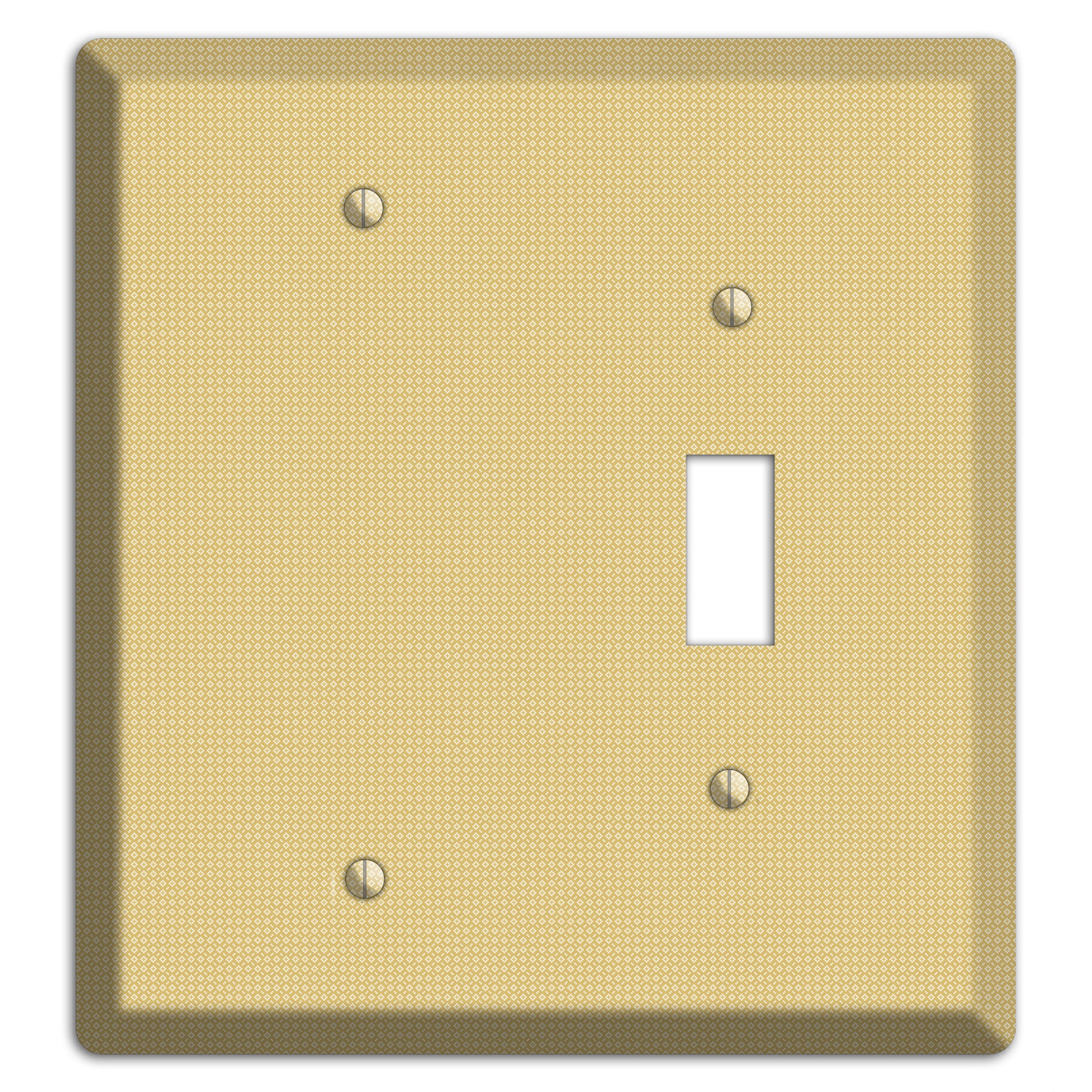 Khaki Weave Blank / Toggle Wallplate