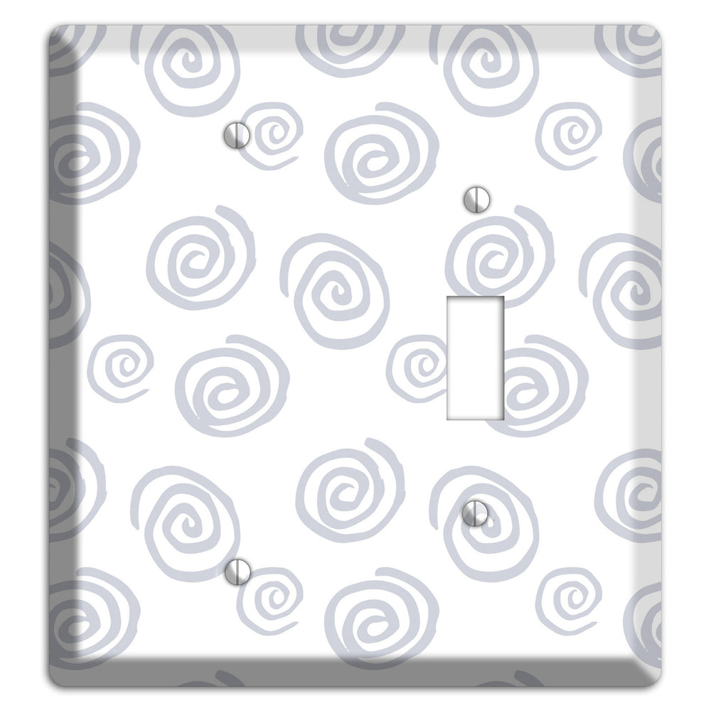 Abstract 11 Blank / Toggle Wallplate