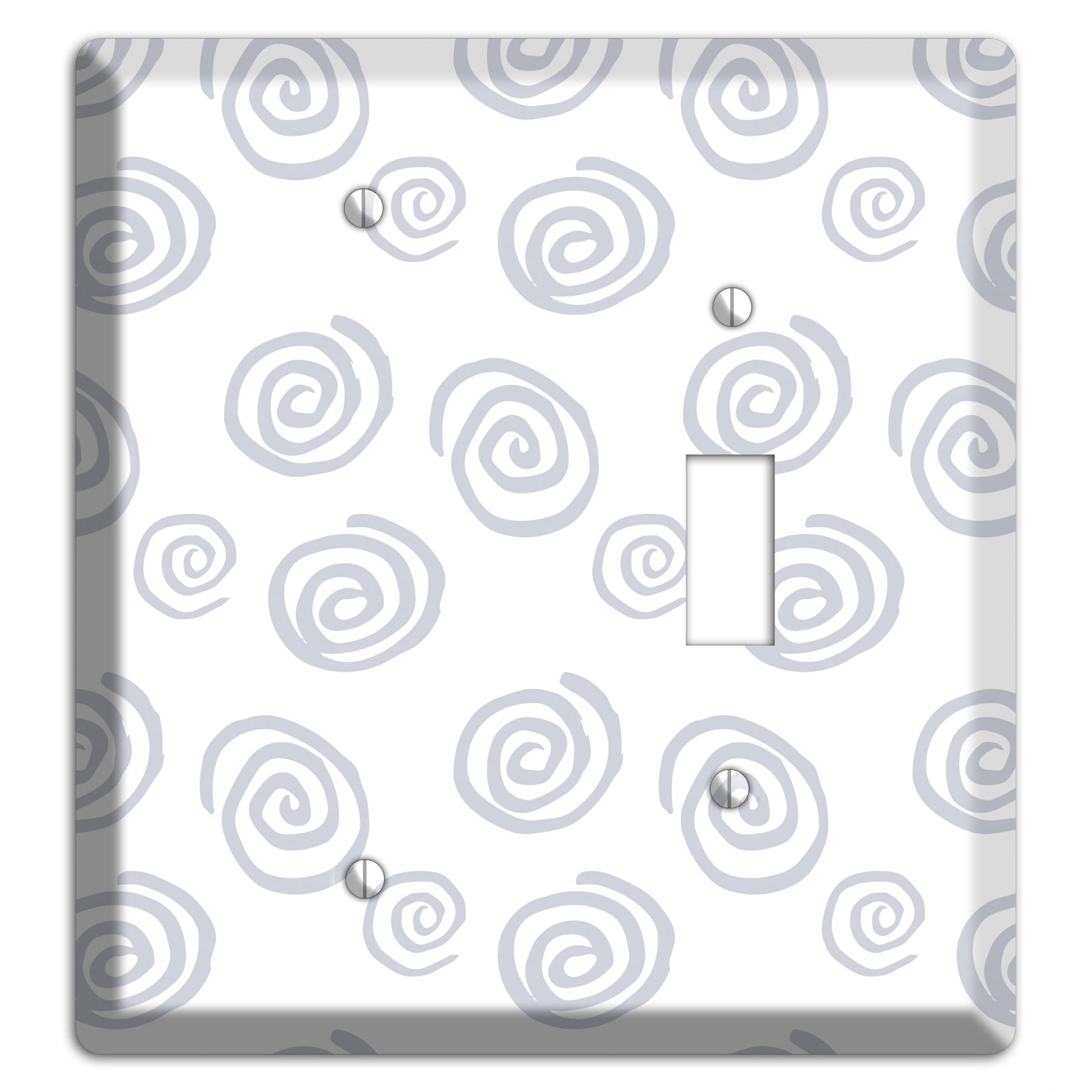 Abstract 11 Blank / Toggle Wallplate