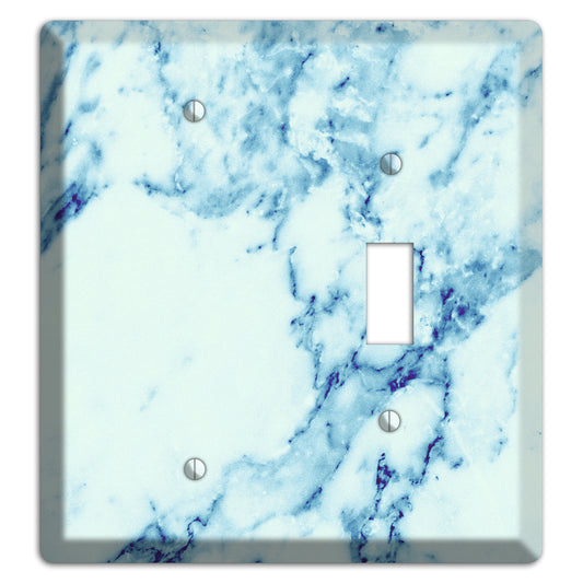 Polar Marble Blank / Toggle Wallplate