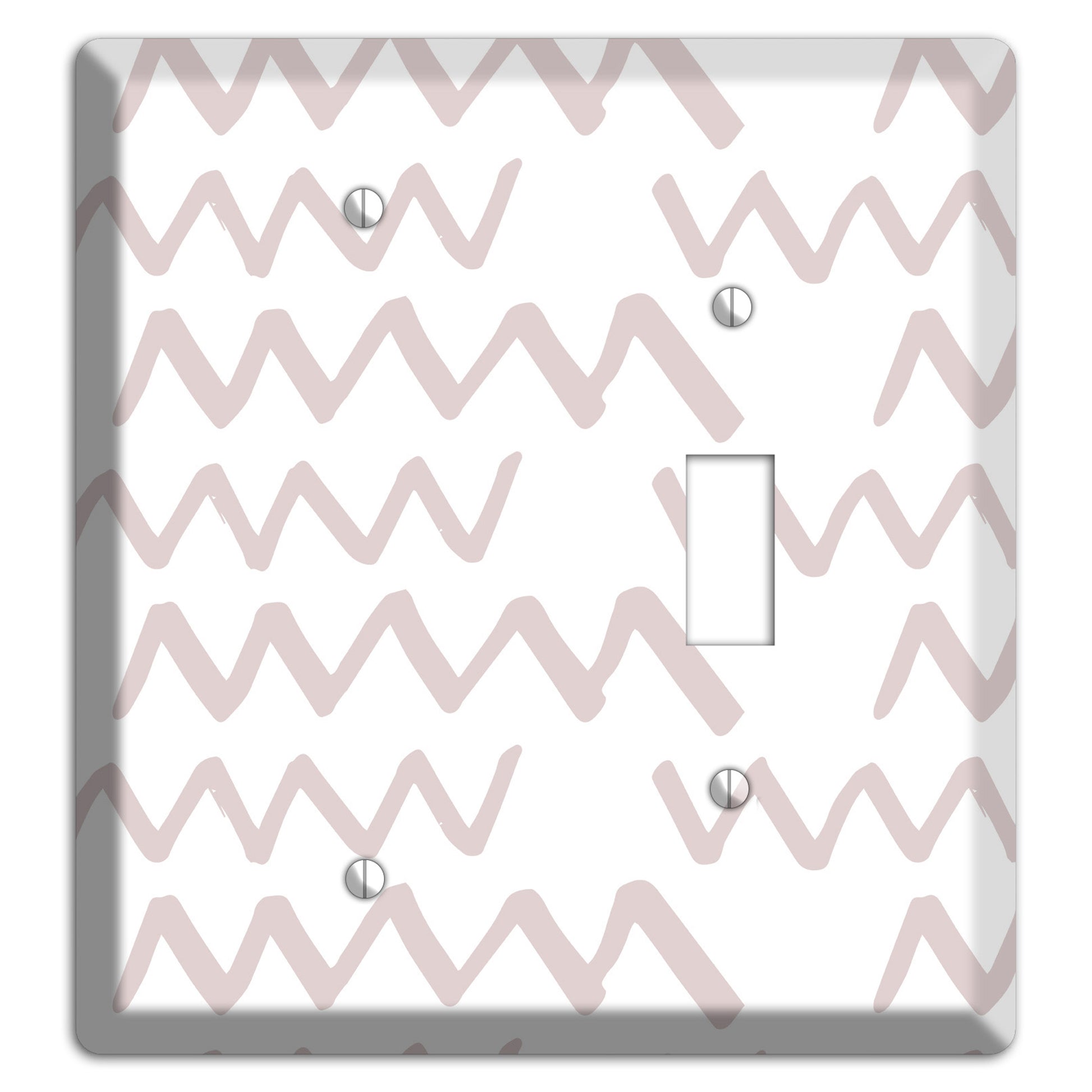 Abstract 19 Blank / Toggle Wallplate